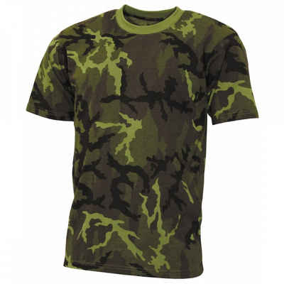 MFH T-Shirt »US T-Shirt, Streetstyle, M 95 CZ tarn, 140-145 g/m² - XL« (1-tlg) verstärkter Rundhals