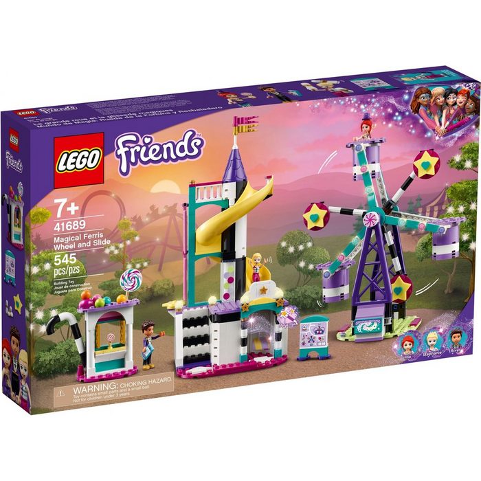 LEGO® Konstruktionsspielsteine LEGO® Friends - Magisches Riesenrad mit Rutsche (Set 545 St)
