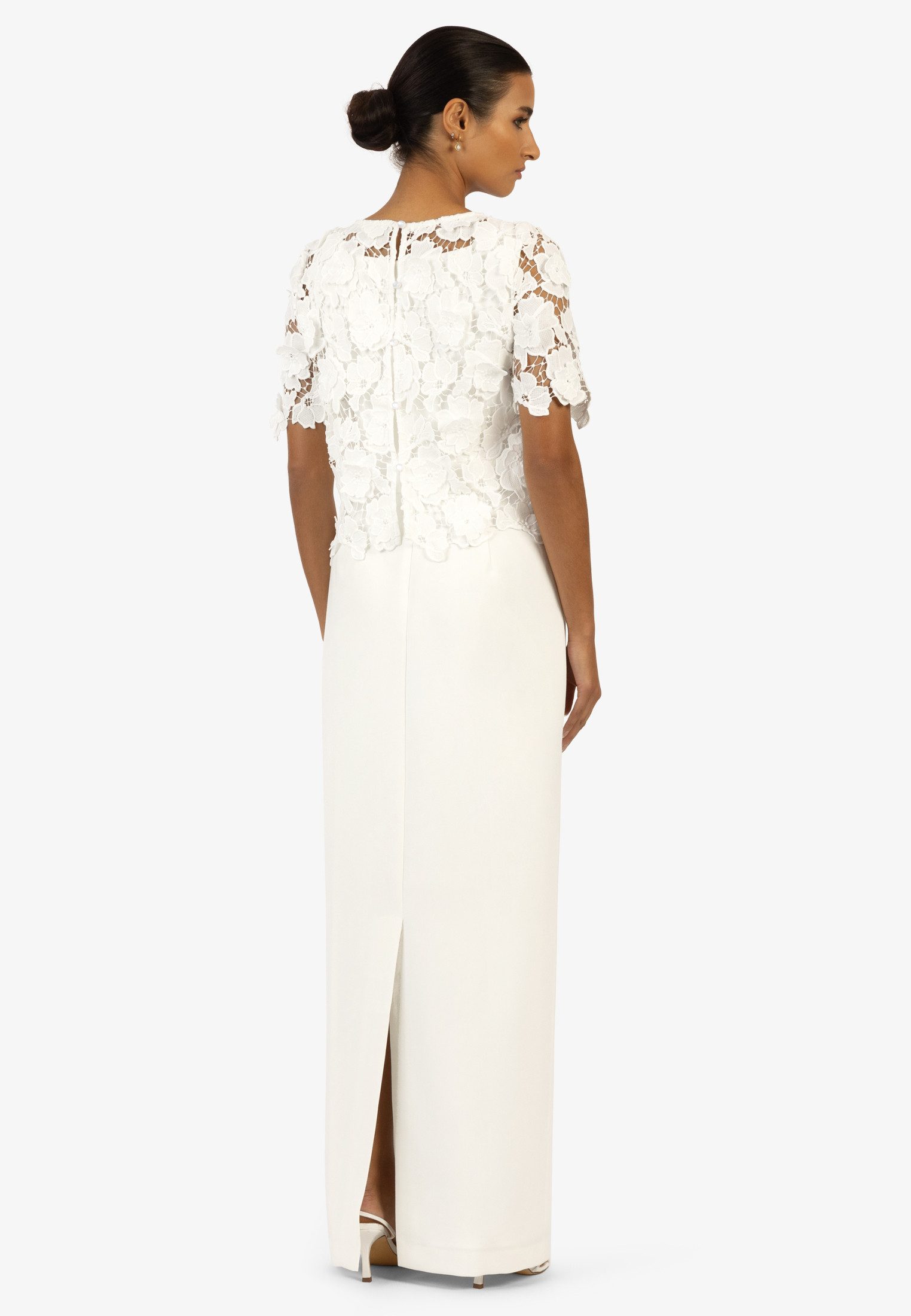 Kraimod Abendkleid mit Spitzenjacke
