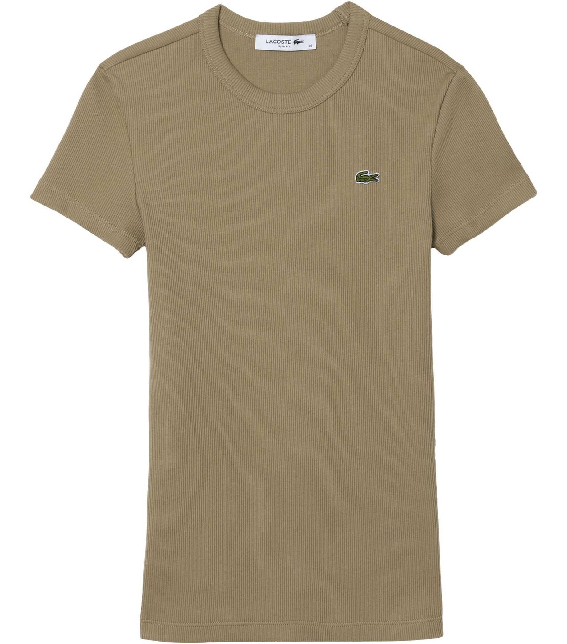 Lacoste T-Shirt Damen T-Shirt (1-tlg) camel (22)