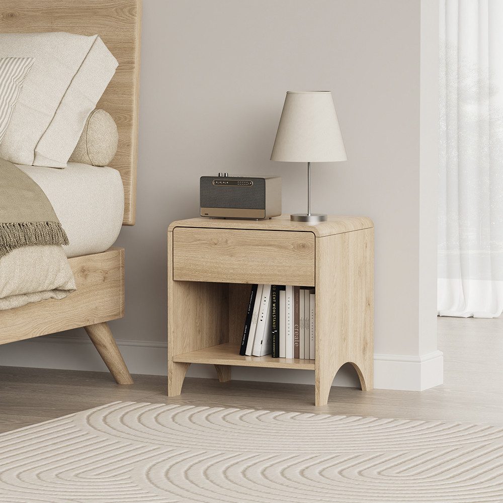 Vicco Nachtschrank Oaki, Eiche, 2er Set (2-St) günstig online kaufen