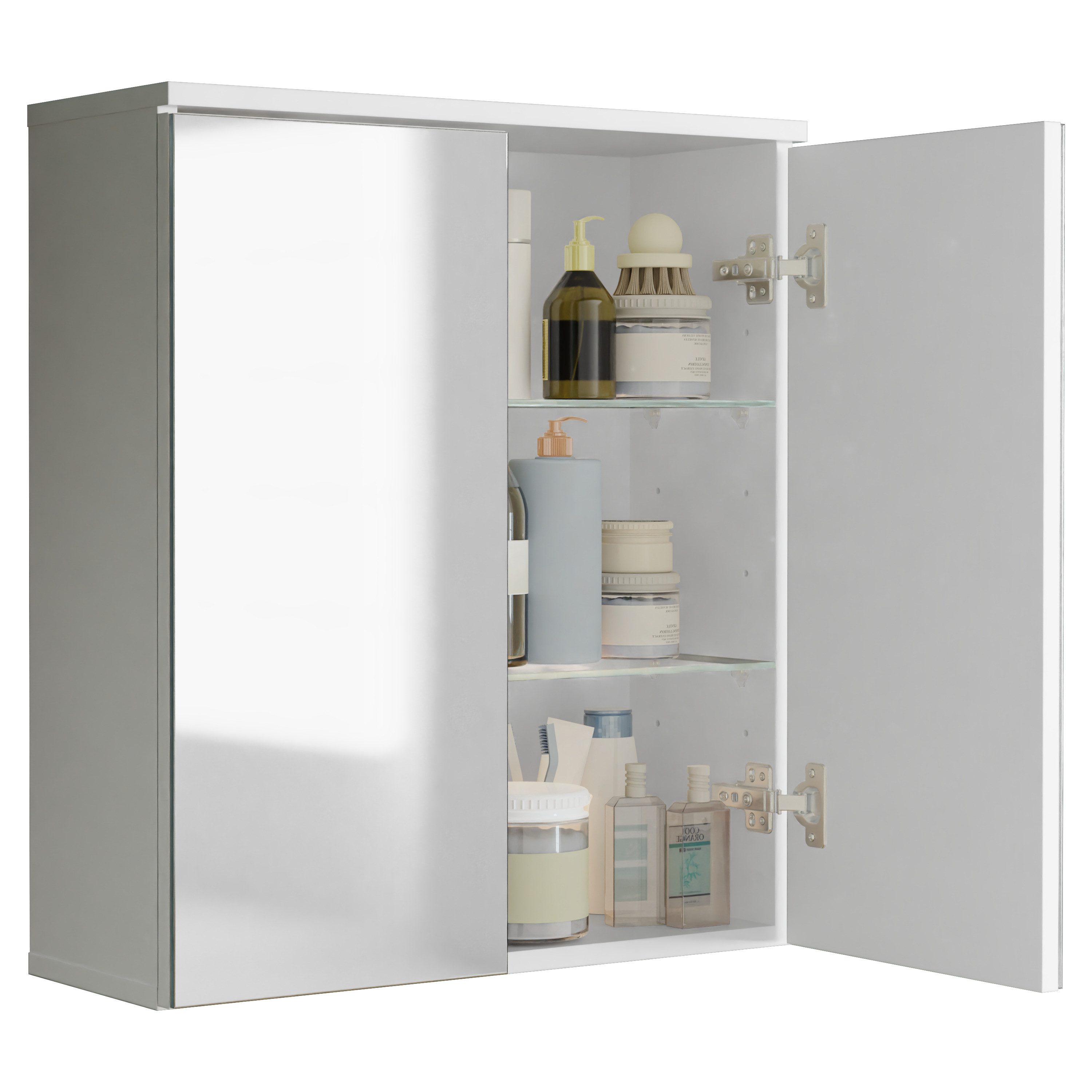 VCM Spiegelschrank Spiegelschrank Bad Spiegel Flonali