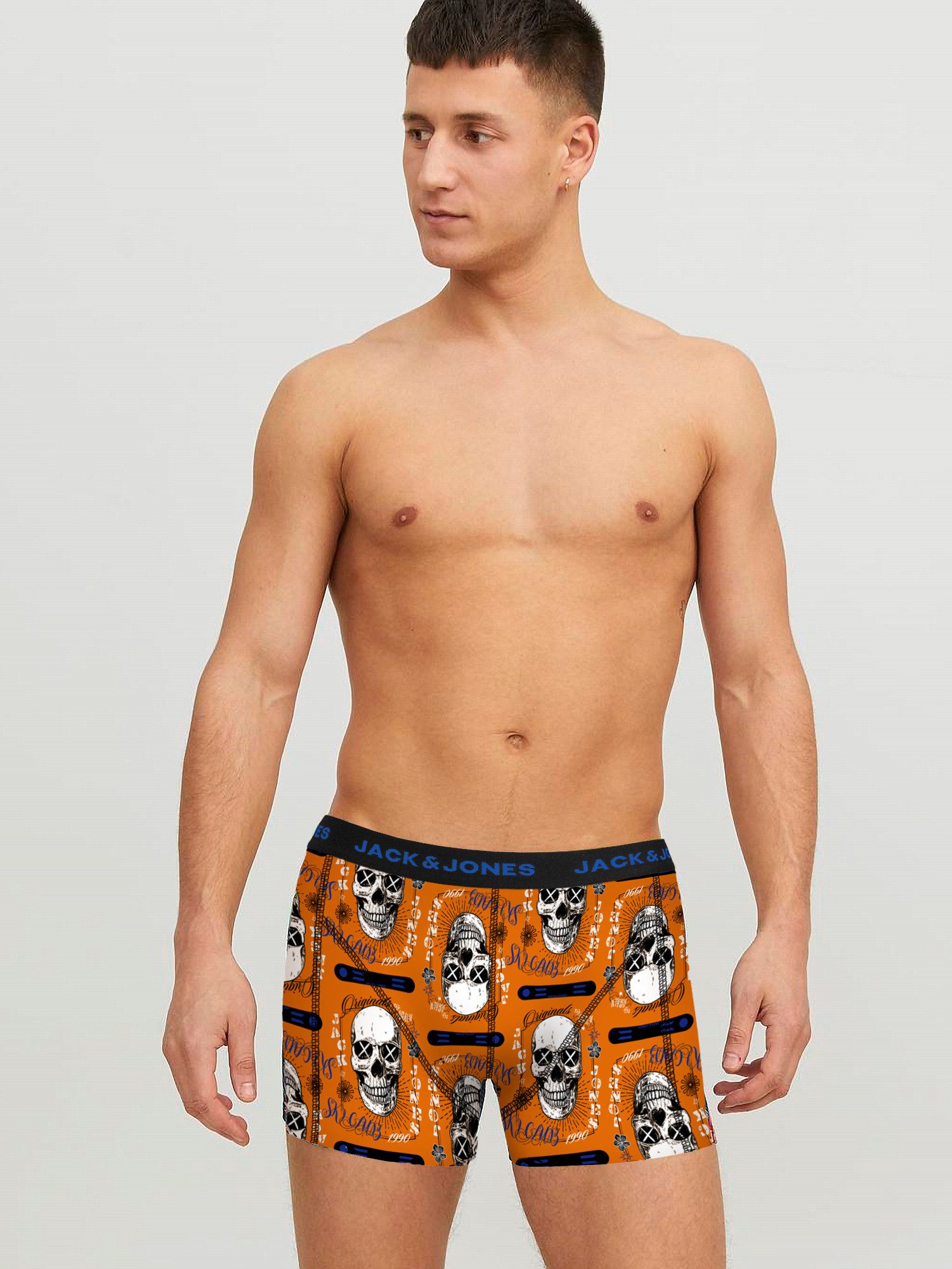 Jack & Jones Boxershorts Jacvel (5-St., 5er Pack) gute Passform durch elastische Baumwollqualität