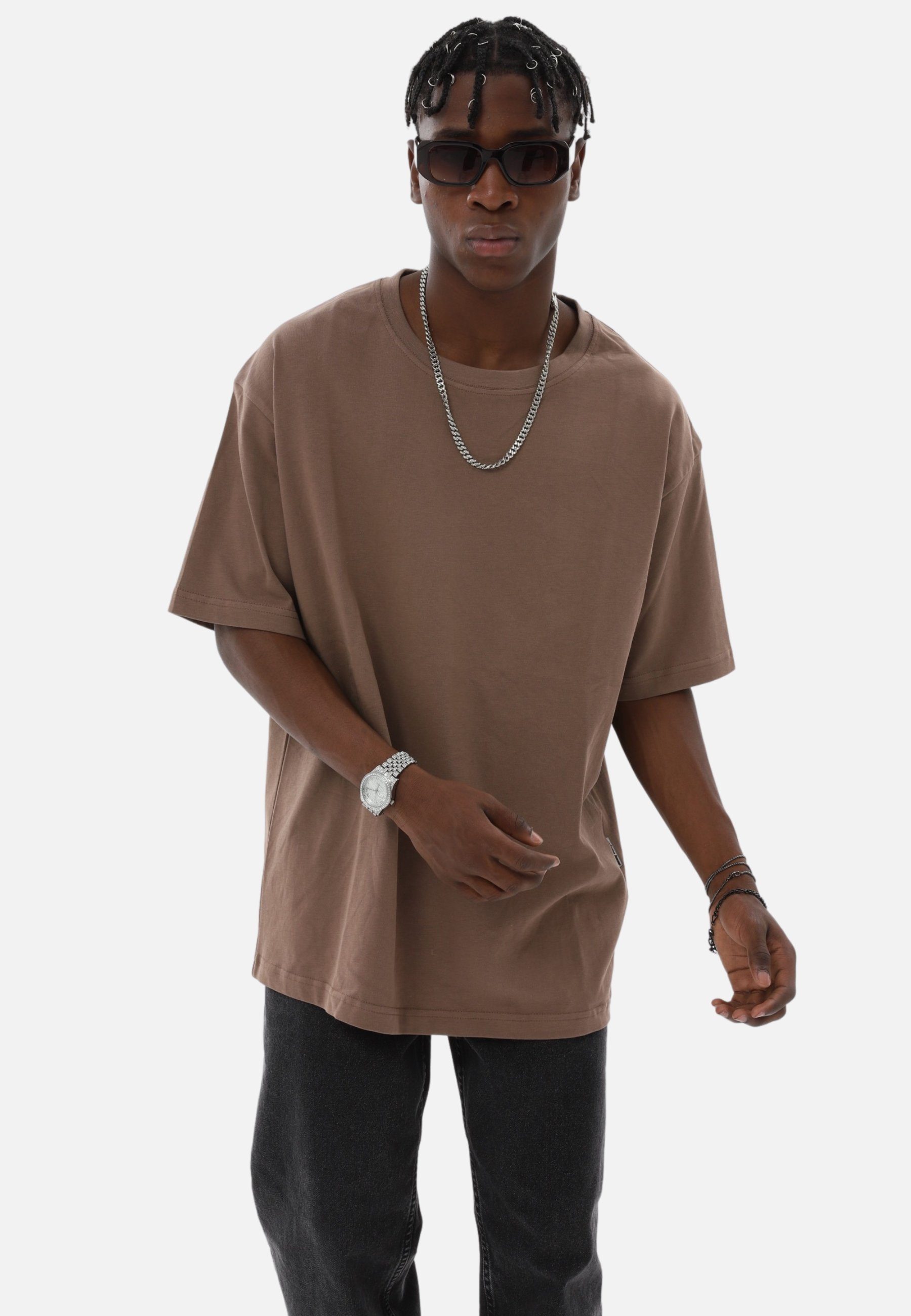 COFI Casuals T-Shirt - Oversize T-Shirt - Heavy Weight Basic Shirt (1-tlg) günstig online kaufen