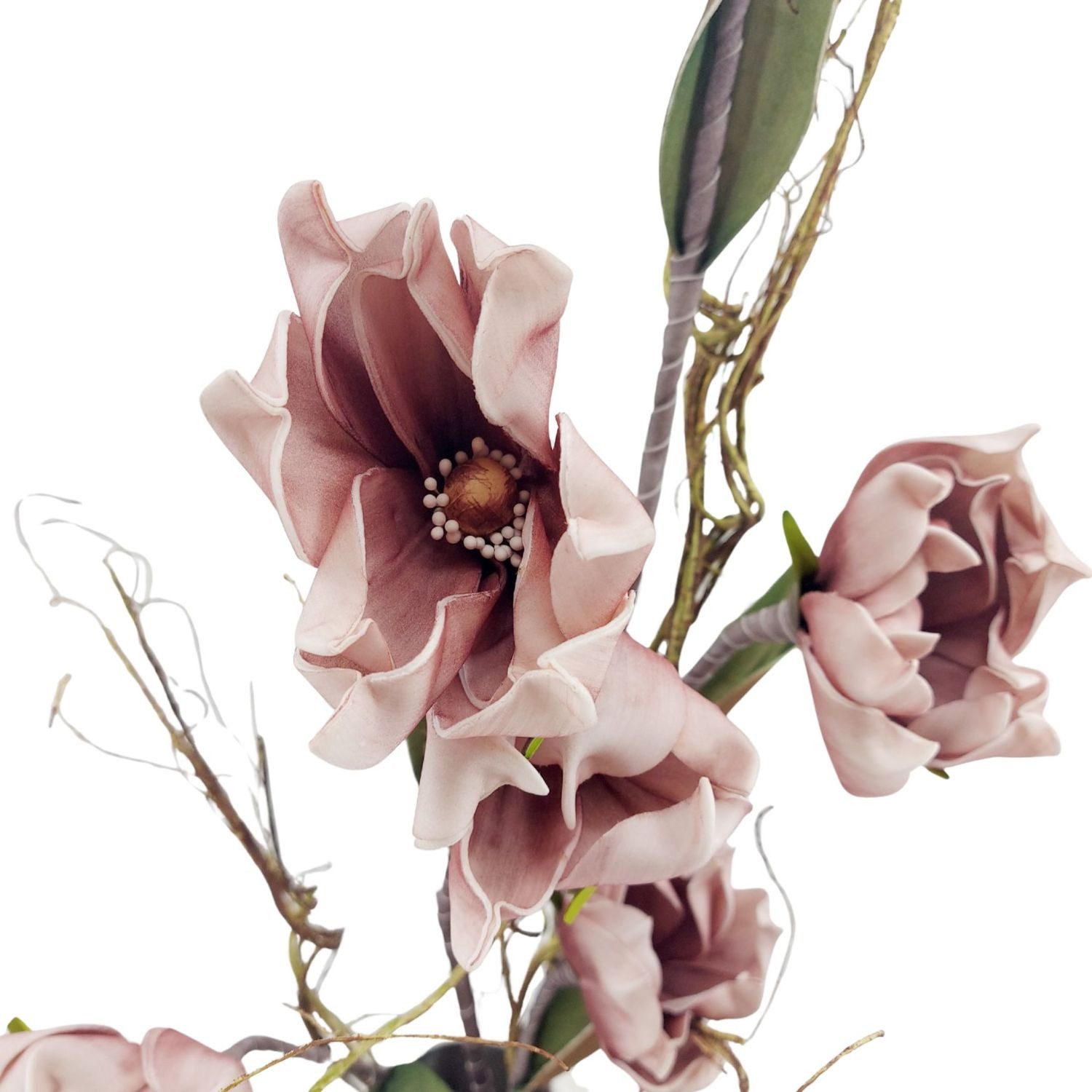 Kunstblume Foam Flower, formano, Höhe 105 cm, Höhe: 105cm, Farbe: Rosa, Motiv: Magnolie