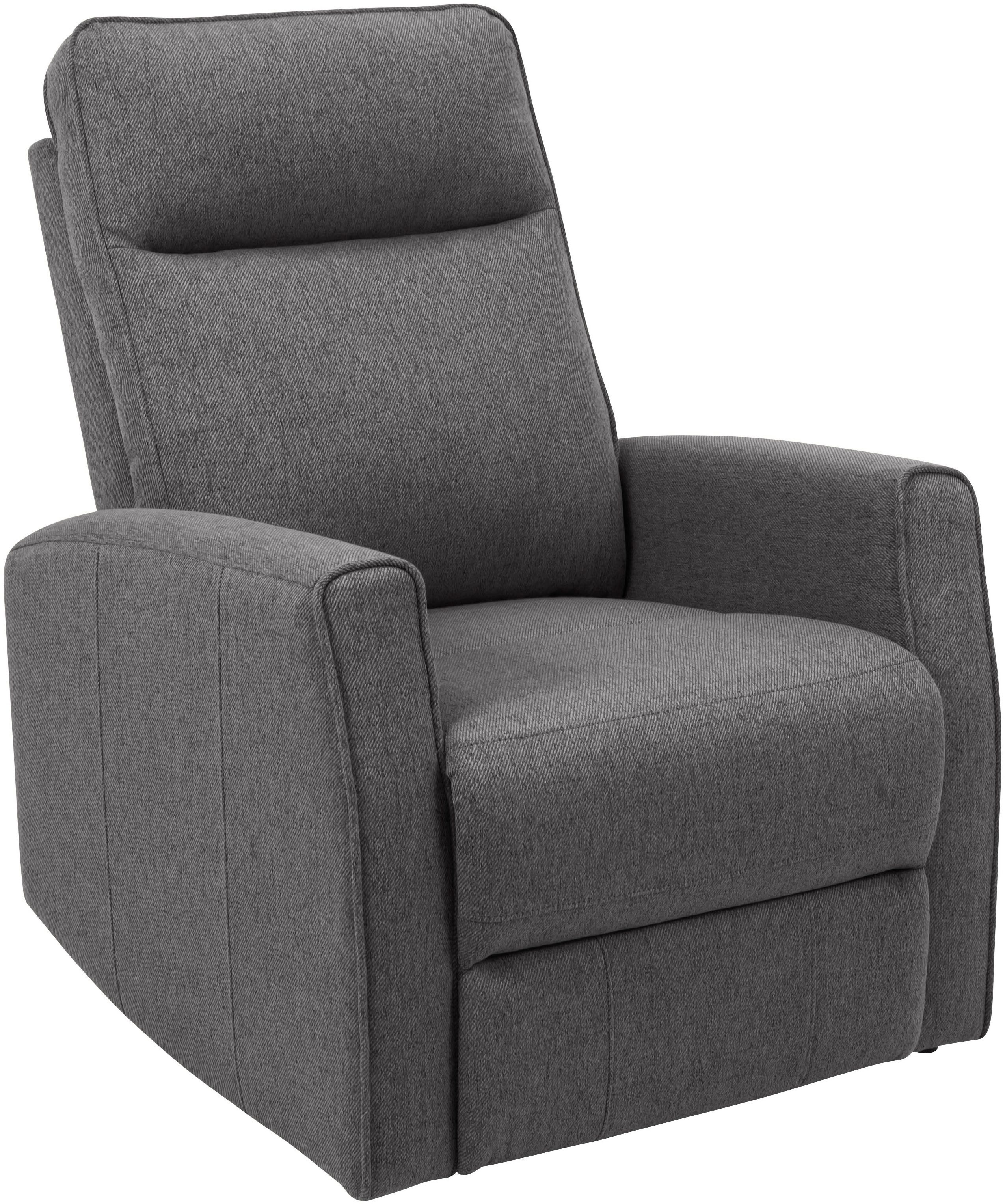 OTTO home Relaxsessel KAYLI mit Schaukel-, Dreh und Liegefunktion, Webstoff, Federkern, Lesesessel, TV-Sessel mit Reclinerfunktion, 360° drehbar – Bild 4 von 5