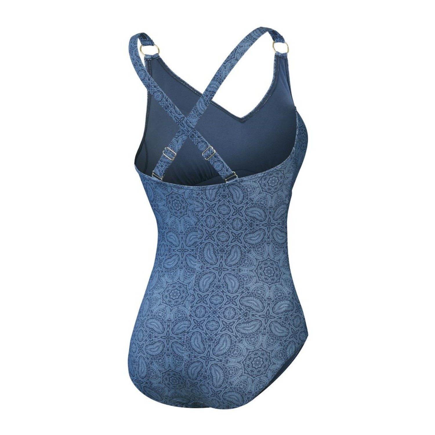 Speedo Badeanzug Shaping Printed V Neck günstig online kaufen