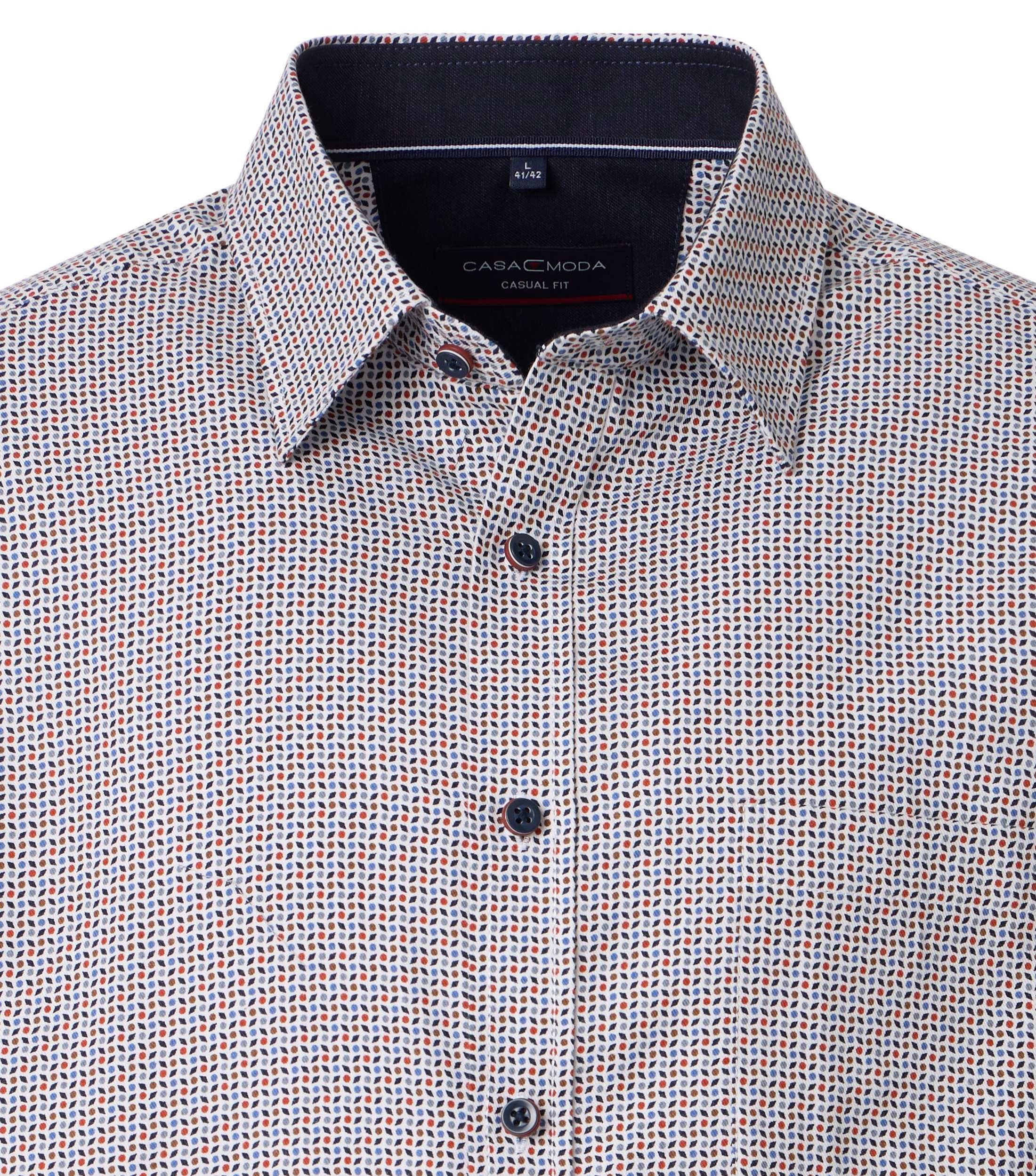 CASAMODA Langarmhemd CASAMODA Freizeithemd Print