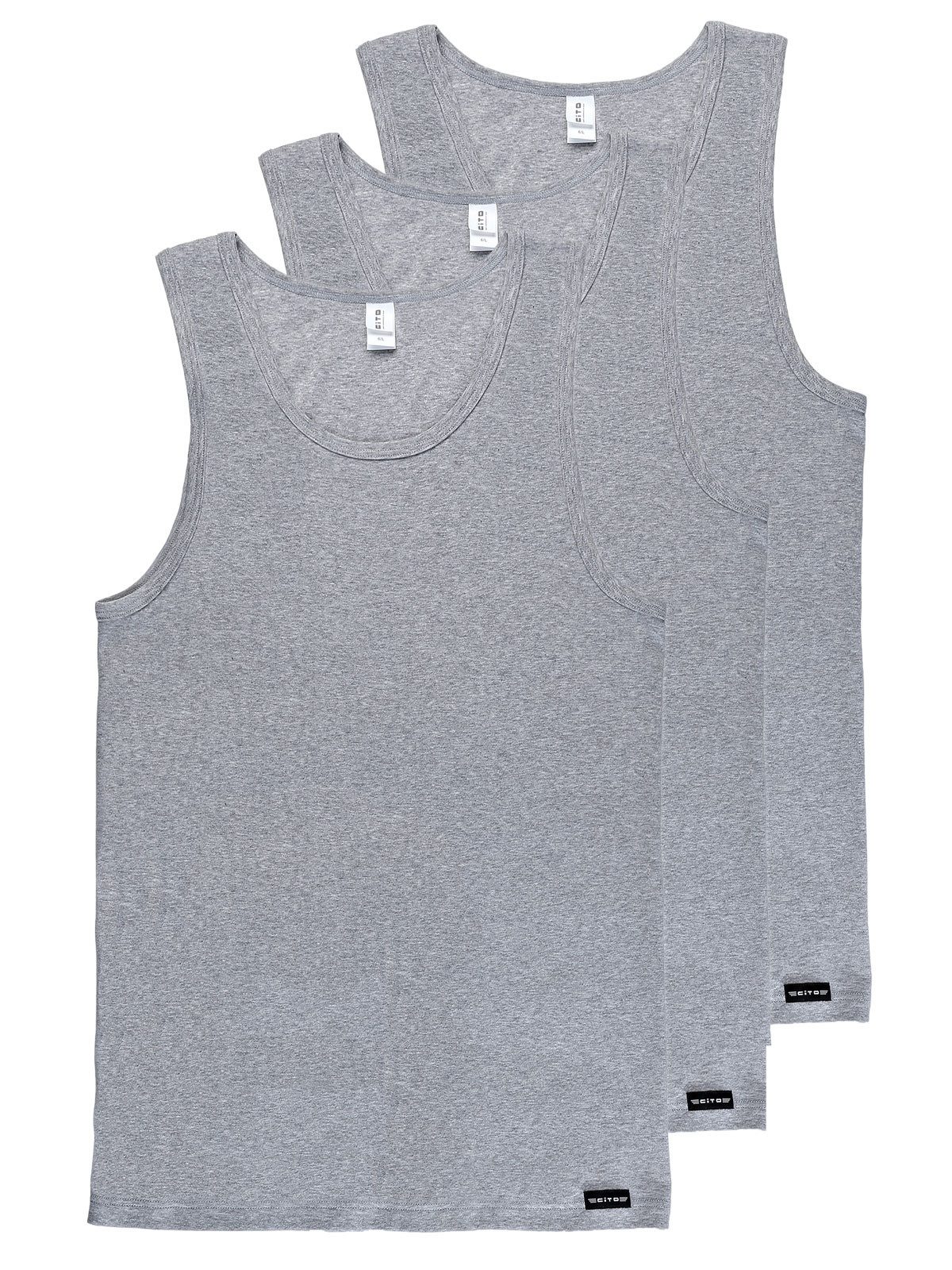 CiTO Achselhemd 3er Pack Herren City Shirt pure cotton (Packung, 3-St) - günstig online kaufen