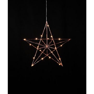 STAR TRADING LED Stern STAR Trading LED-Stern Metall Line 20 BS kupfer innen
