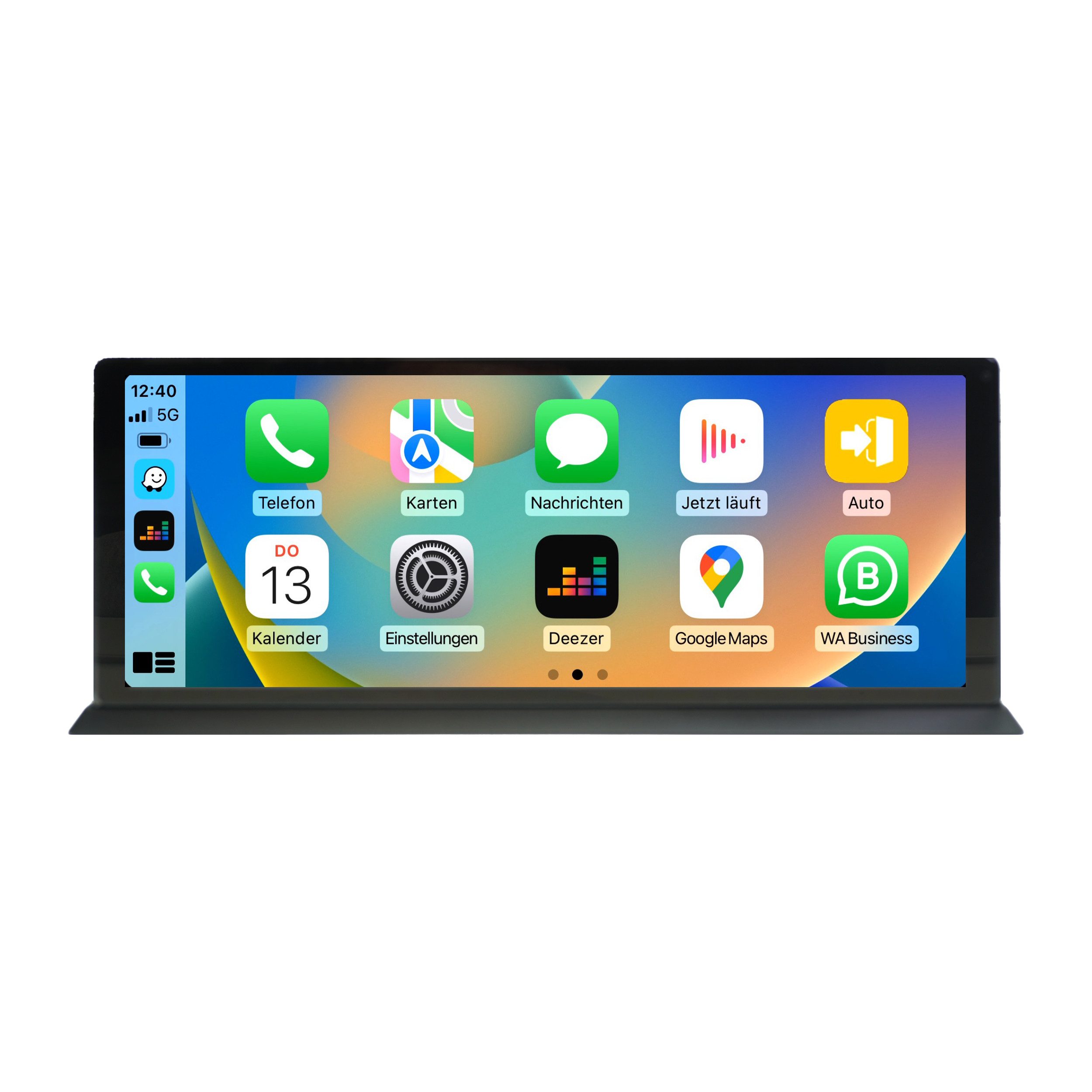 TAFFIO Universal 10,25" Touch Monitor Display CarPlay AndroidAuto AUX FM Navigationsgerät