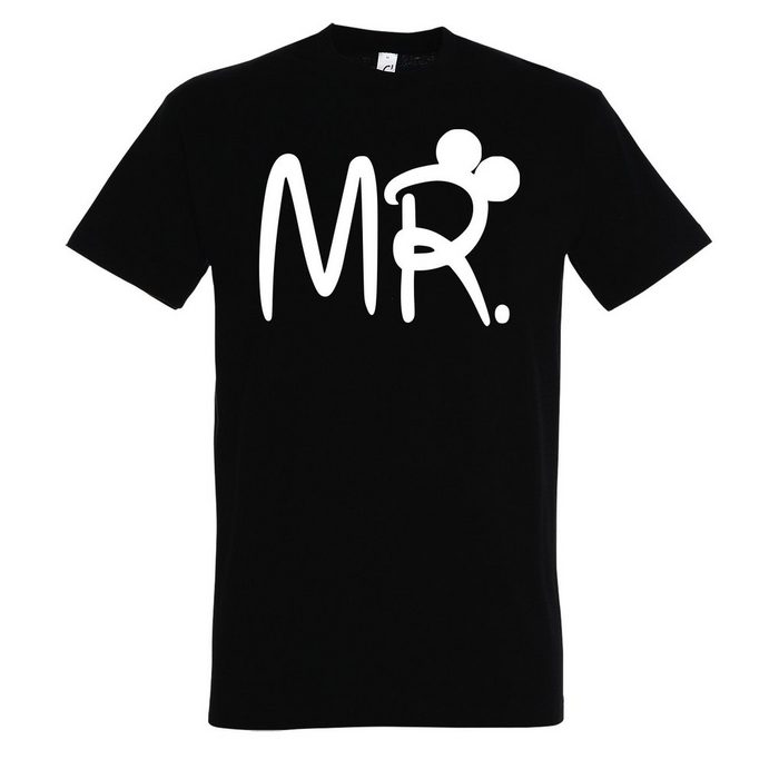 Couples Shop T-Shirt Mr. &amp; Mrs. Mister Misses Partner Look T-Shirt (1-tlg) mit lustigen Print ZN11414