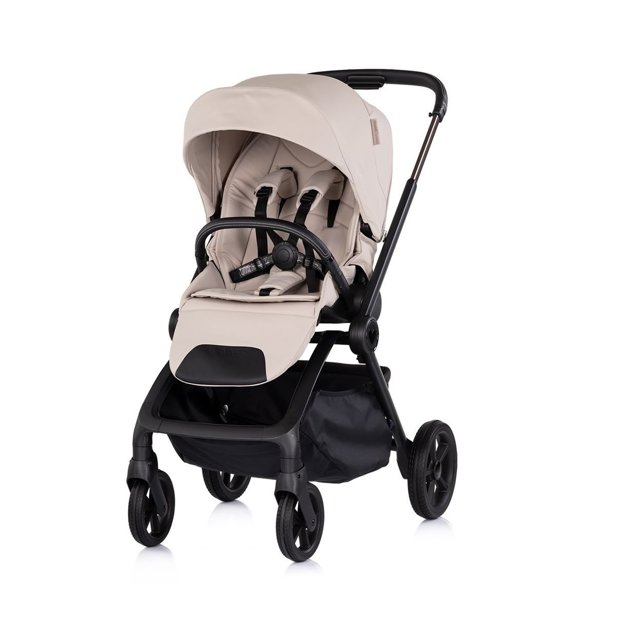Chipolino Kombi-Kinderwagen Kombikinderwagen Winner 2 in 1, Babywanne klappbar Fußabdeckung Korb