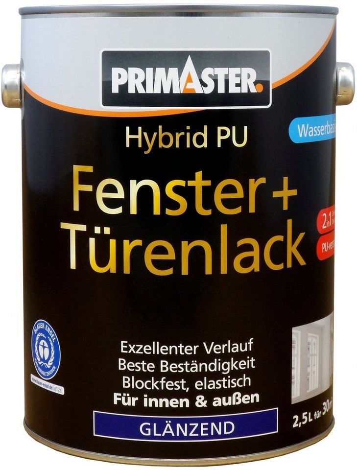 Thumbnail - Primaster Lack Primaster Hybrid-PU Fenster- u. Türenlack 2,5 L