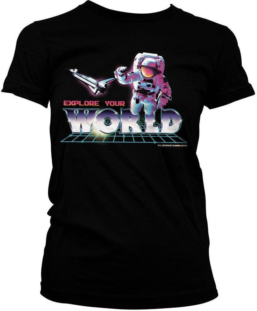 Discovery T-Shirt Explore Your World Girly Tee Girly Tee