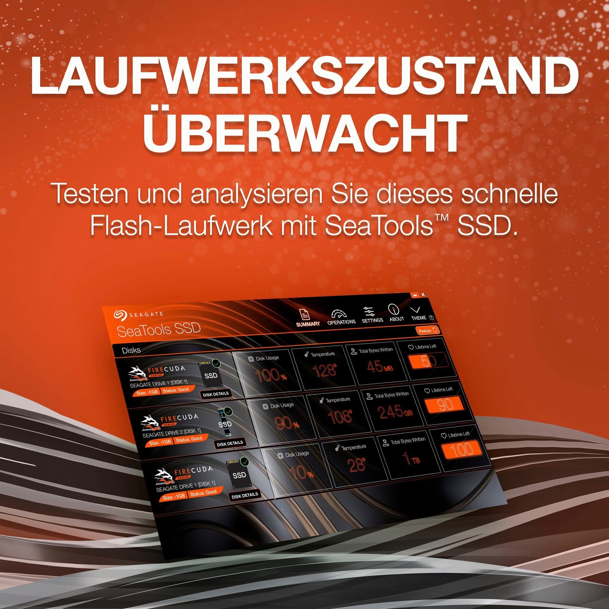 Seagate »FireCuda 520« Gaming-SSD (1 TB) 5000 MB/S SSD-Festplatte (2 TB)