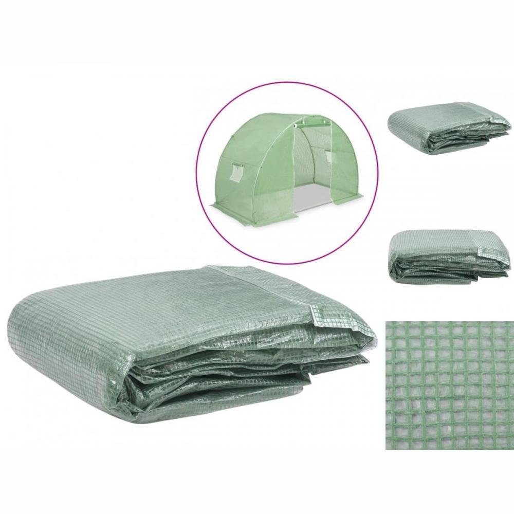 vidaXL Gewächshaus Gewächshaus Ersatz Folie Abdeckung 4,5 m² 300x150x200 cm Grün grün | Rabatt: 42%
