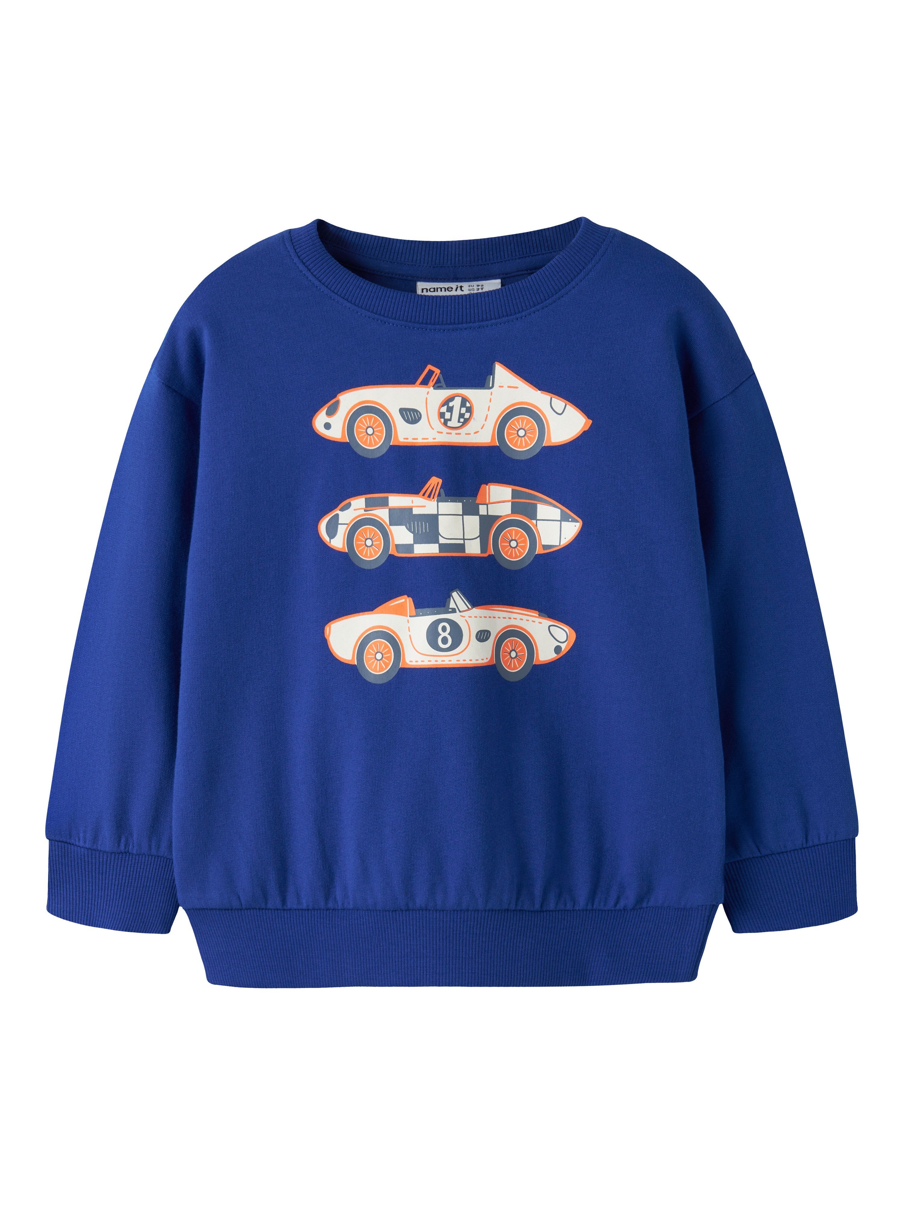 Name It Sweatshirt NMMVILDAR LS SWEAT BOX BRU Baumwolle, regular fit