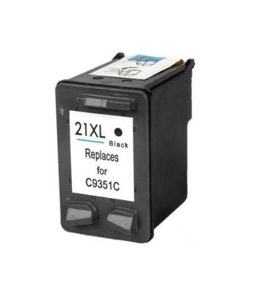 inkpro Druckerpatrone kompatibel mit HP 21 XL schwarz, Tintenpatrone (für HP DeskJet 3910, 3915, 3920, 3940, 3950, D1311, D1320, D1330, D1341, D1360, D1420, D1430, D1445, D1450, D1455, D1460, D1520, D1530, D1560, D1568, D2320, D2330, D2340, D2345, D2360, D2430, D2445, D2451, D2460, F2110, F2120, F2140, F2149, F2180, F2185..., XL Füllmenge: 20 ml)