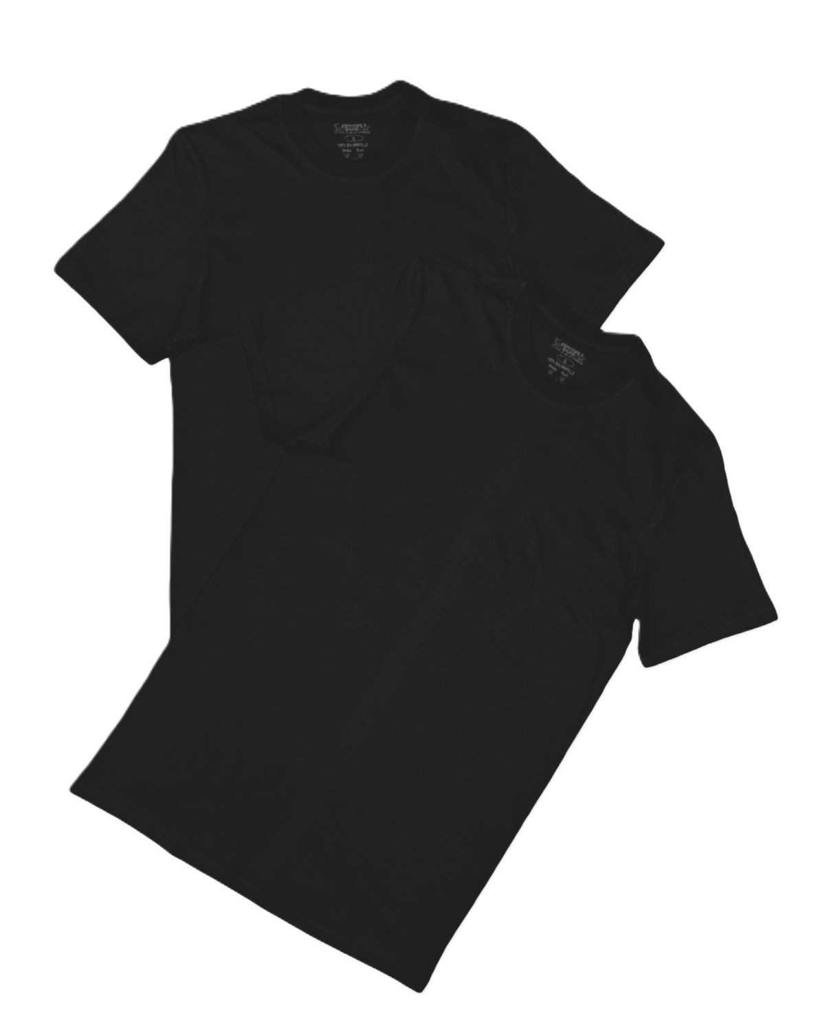 T-Shirt Herren Basic T-Shirt 2er Pack Rundhals Ausschnitt