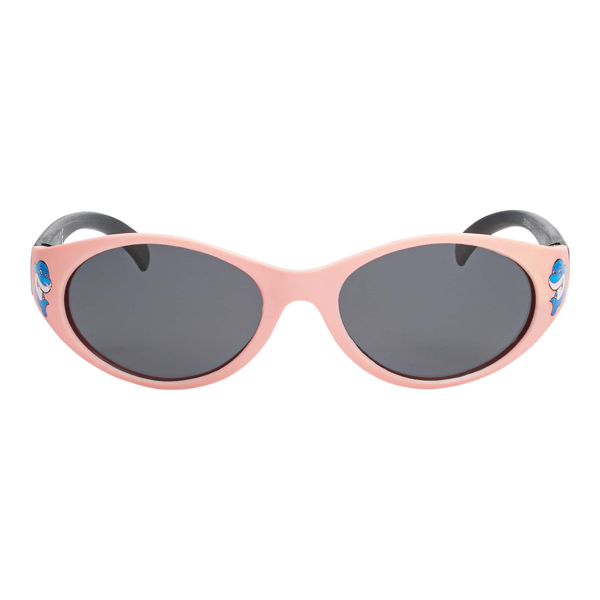 Linsen Designer Rosa-Schwarz Sonnenbrille Jungen Kinder Sonnenbrille mit Mädchen (1-St) Eyewear polarisierten BEZLIT