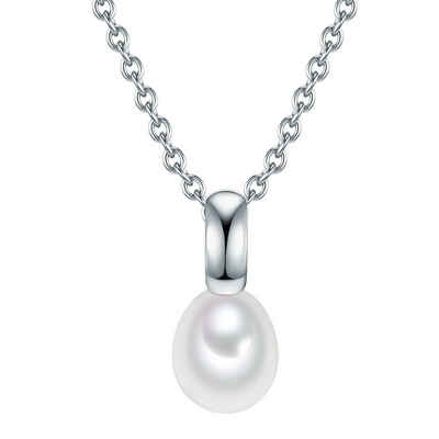 Valero Pearls Silberkette silber, mit Süßwasser-Zuchtperlen