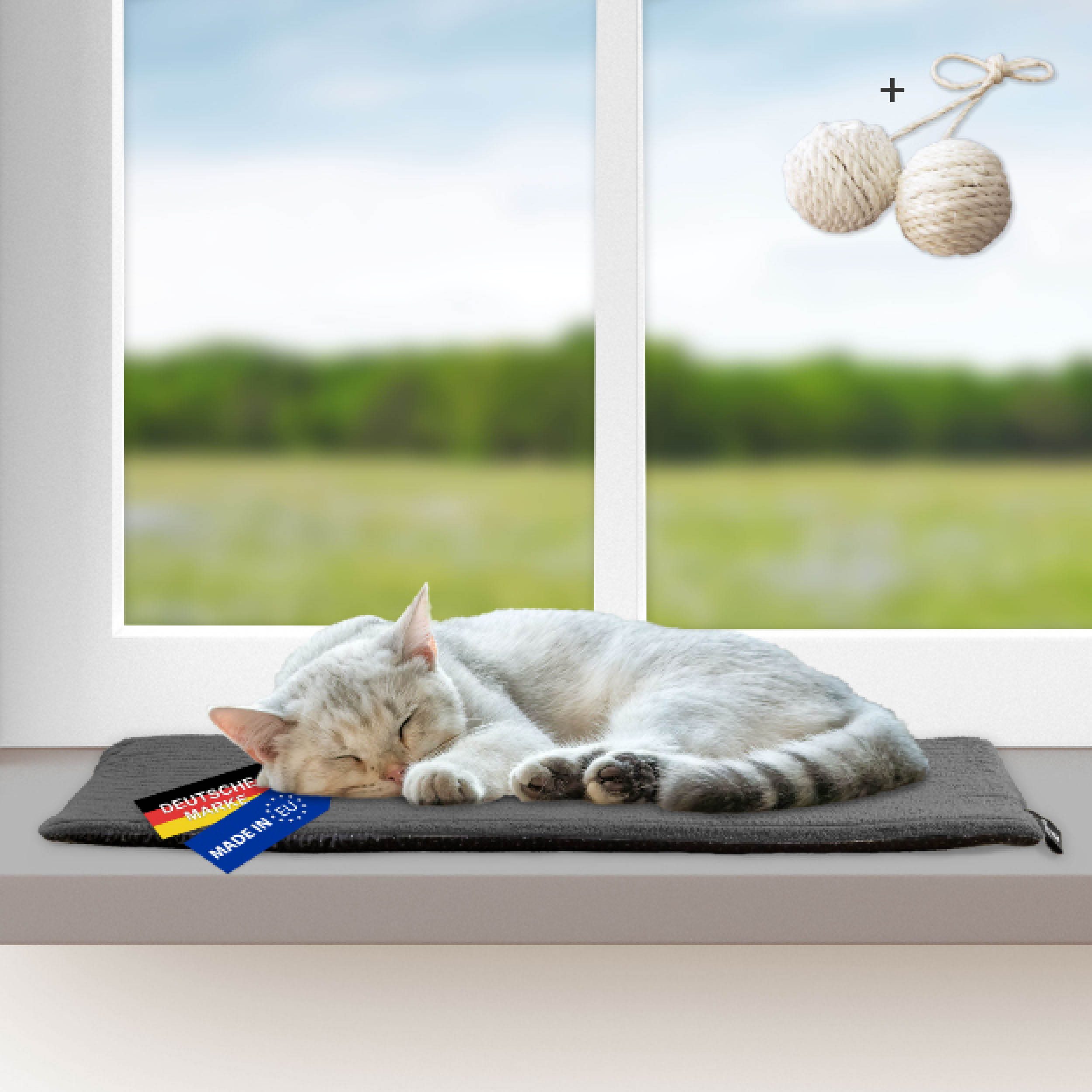Rohrschneider Tierkissen Katzen Fensterliege selbstwärmende Katzendecke Kat günstig online kaufen