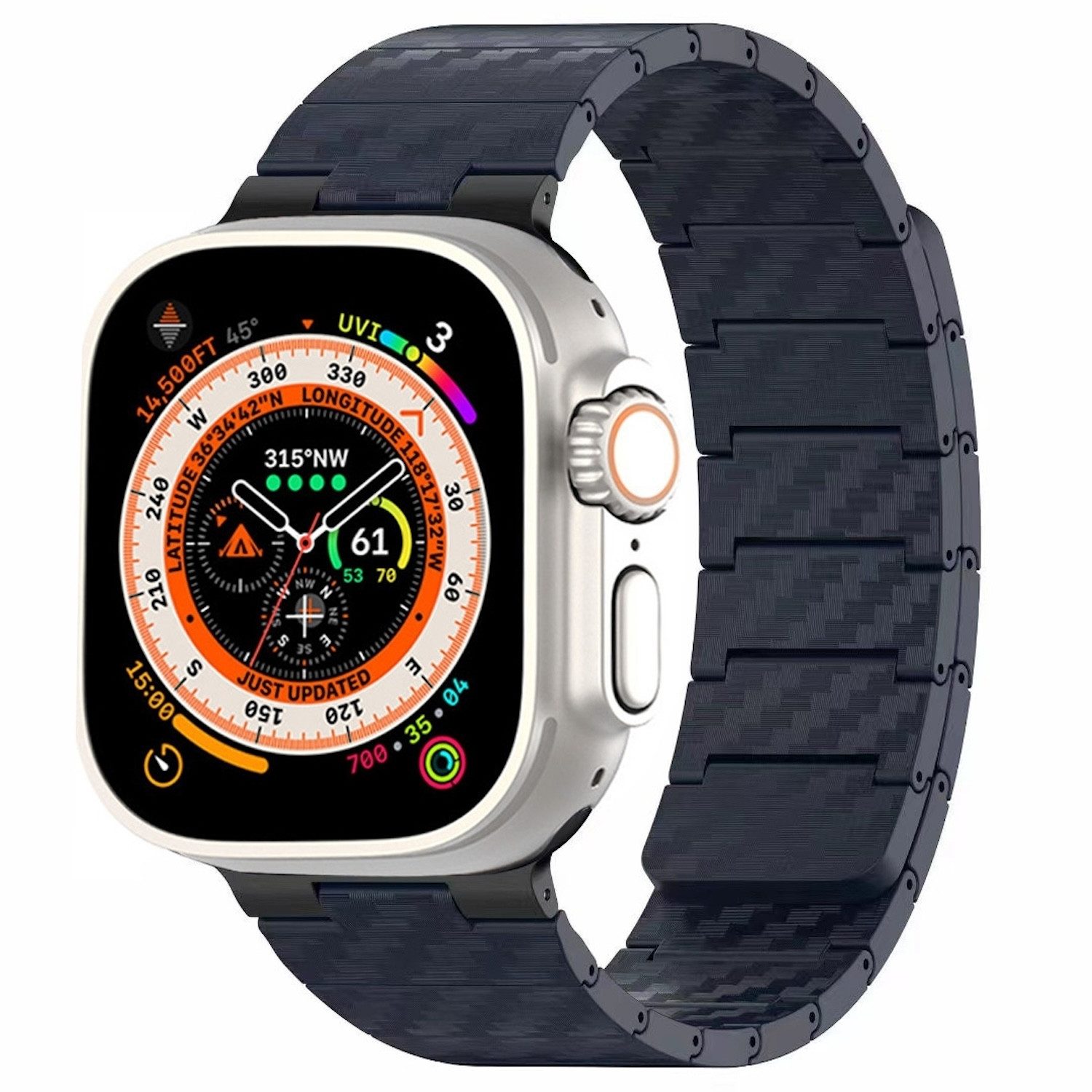 Wigento Smartwatch-Armband Für Apple Watch Ultra günstig online kaufen