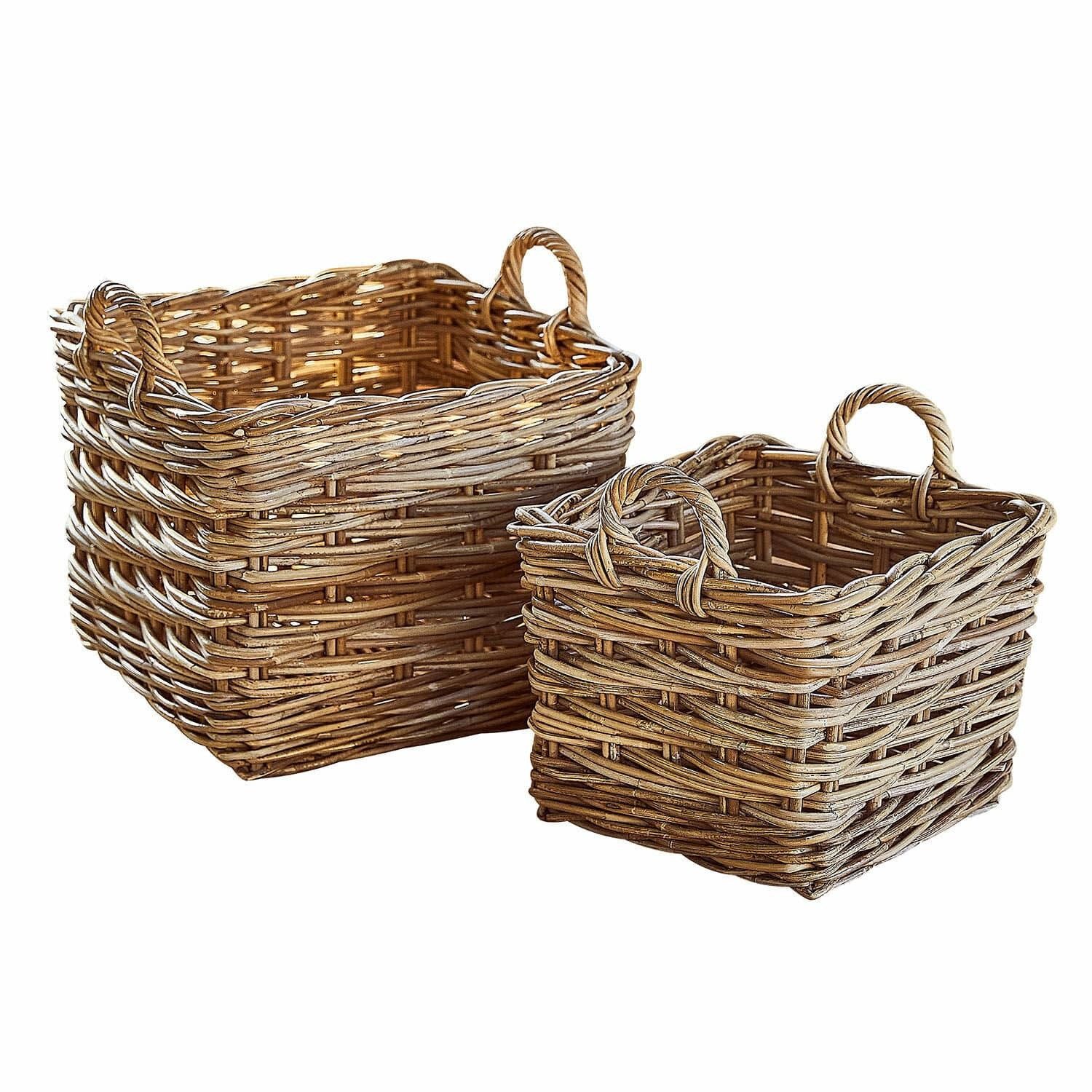 Dekokorb Korb 2er Set Solangeais grau
