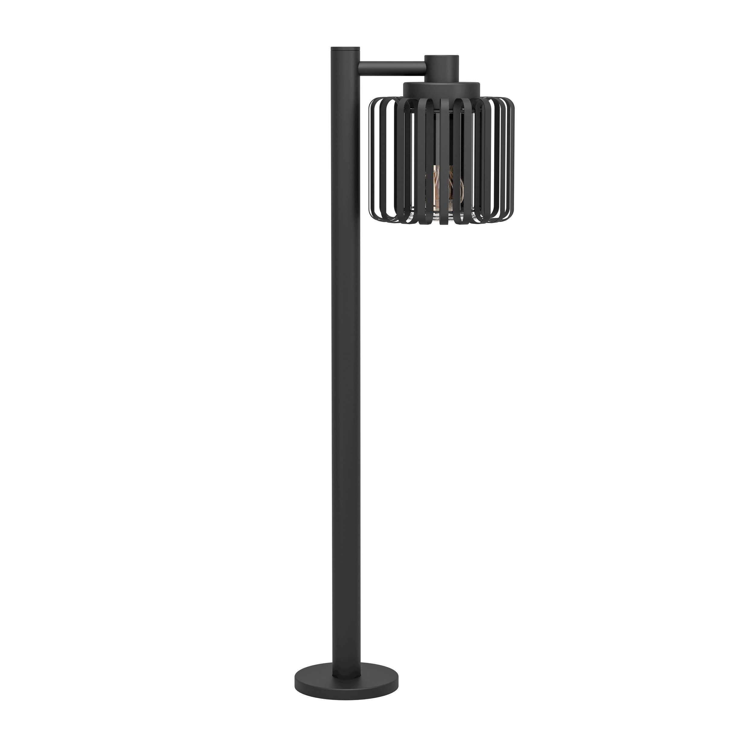 EGLO LED Stehlampe Selinus, Leuchtmittel exklusive, Stehleuchte - L29 x B19 x H84,5 cm - schwarz - 1X40W exkl.