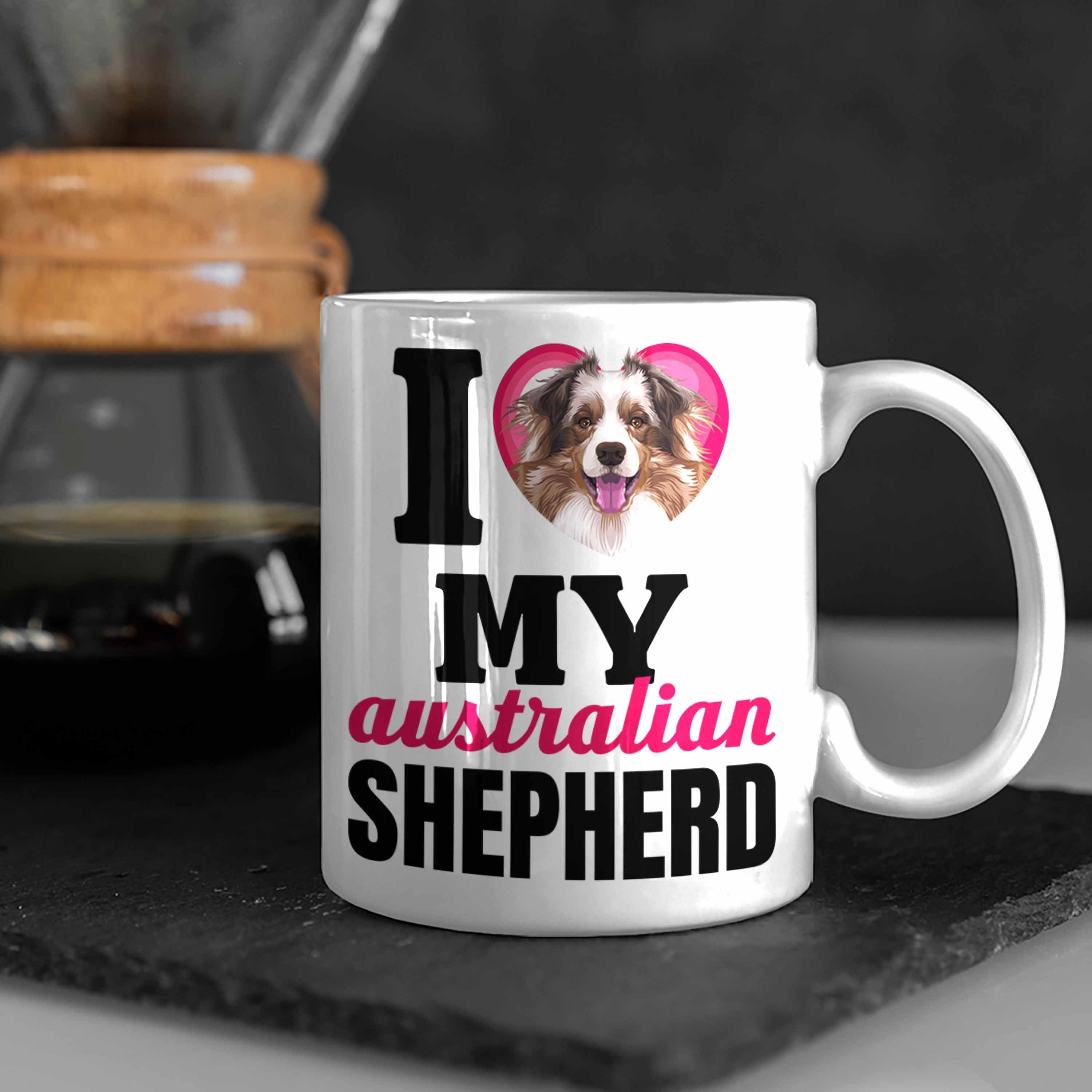 Geschenk Lustiger Trendation Tasse Spruch Australian Tasse Weiss Geschenk Shepherd Besitzerin