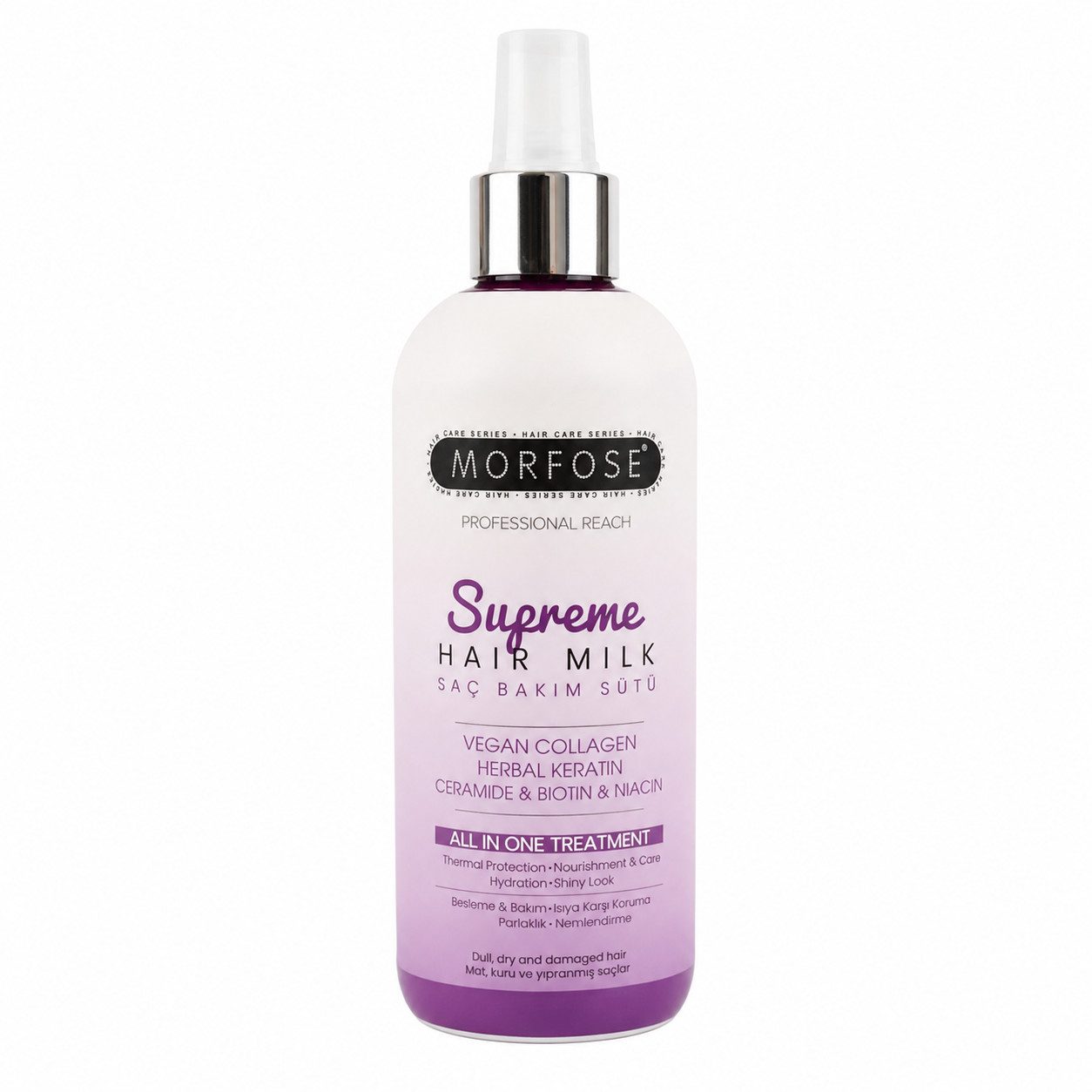 Morfose Haarpflege-Spray Morfose Supreme Hair Milk 10-in-1 Leave-in Haarpflege 300 ml