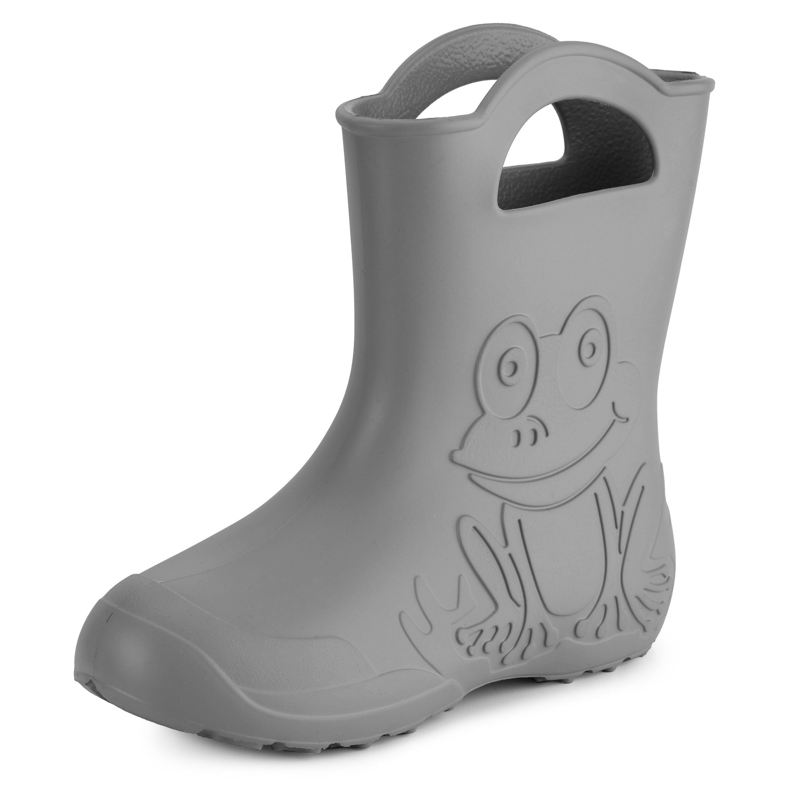 Ladeheid EVA Regenschuhe für Frauen LA-CA-09 Gummistiefel Damen federleichte Gartenschuhe mit Griffen