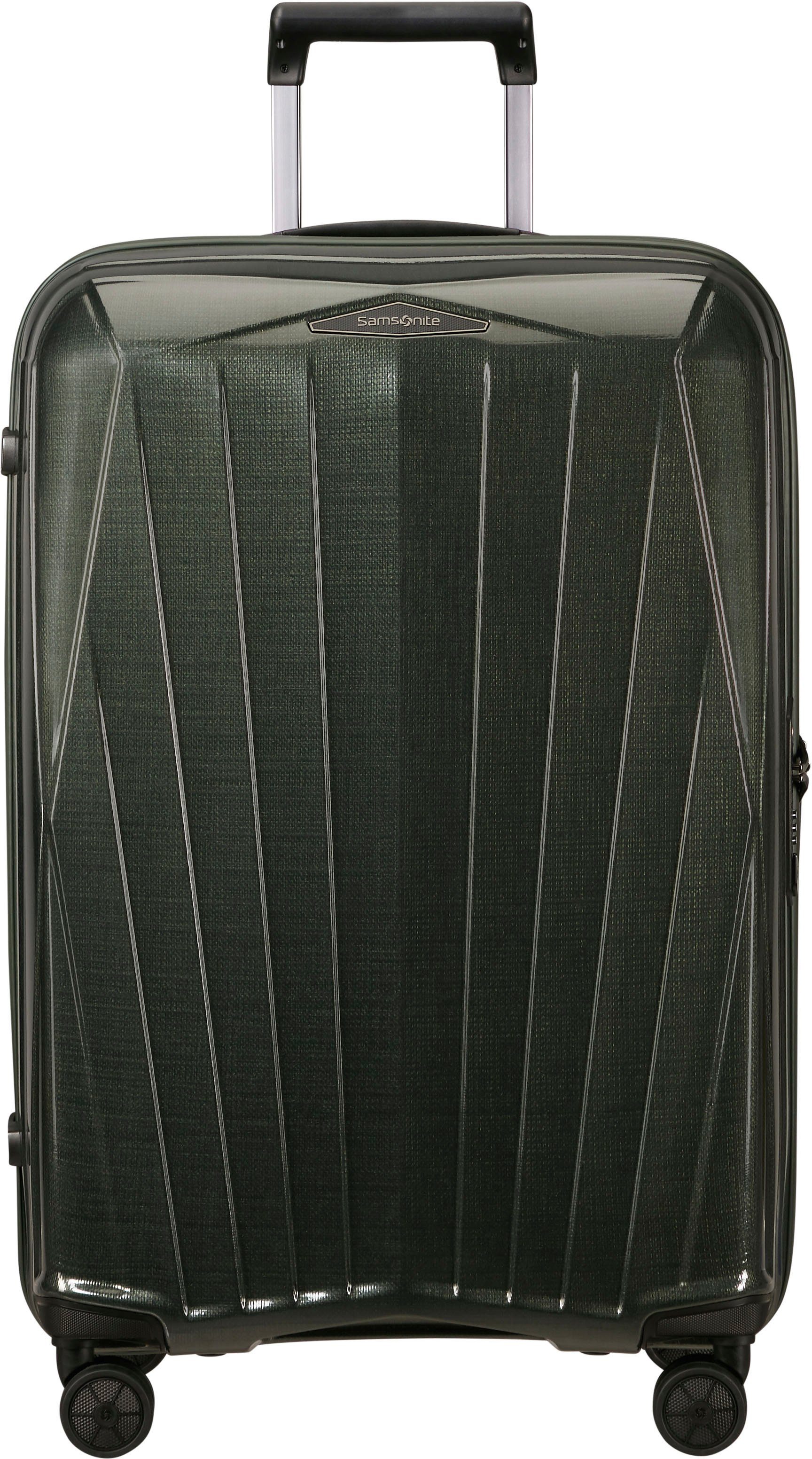 Samsonite Hartschalen-Trolley Major-Lite, climbing ivy, 69 cm, 4 Rollen, Koffer Reisegepäck Koffer mittel groß TSA-Zahlenschloss Made in Europe