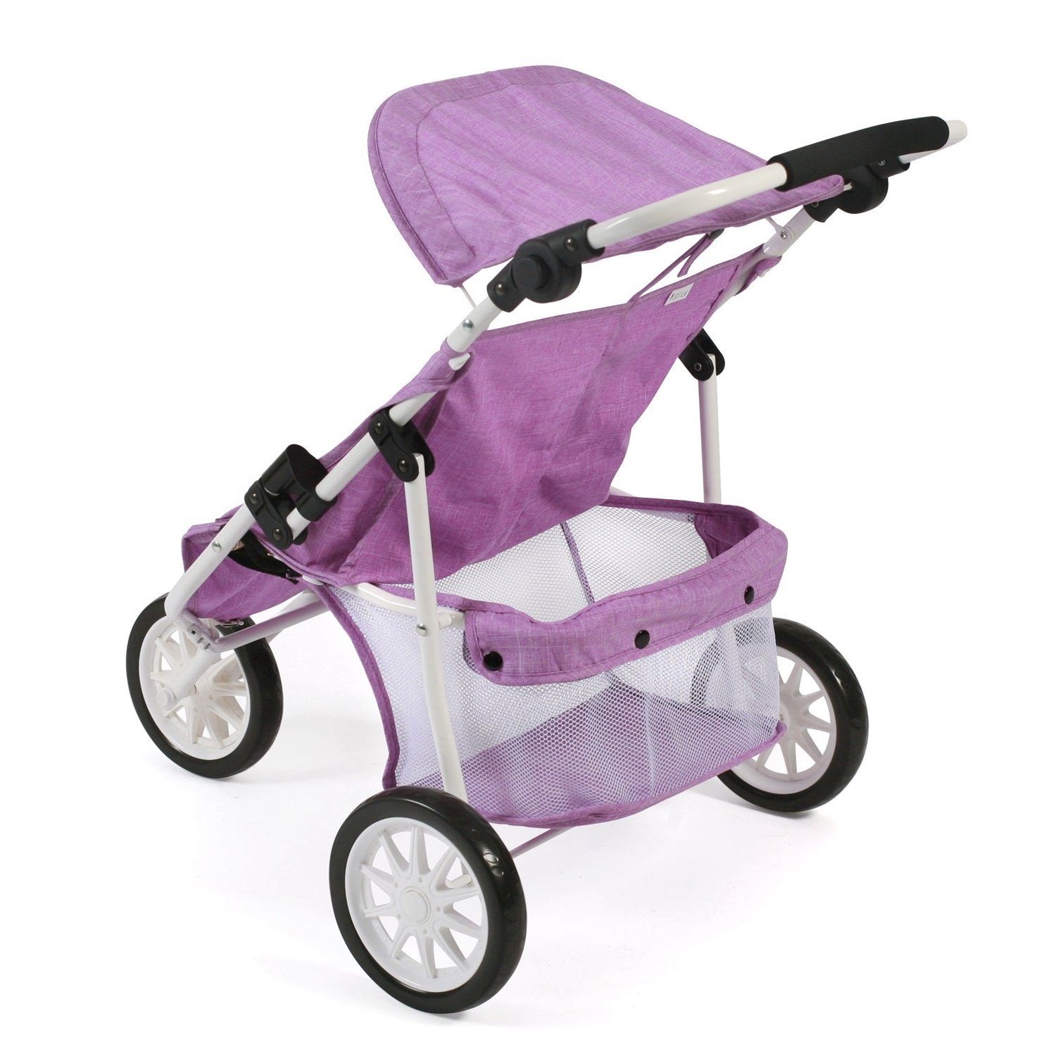 CHIC2000 Puppenwagen 697 35 Zwillings-Jogger, Melange Flieder – Bild 3 von 3