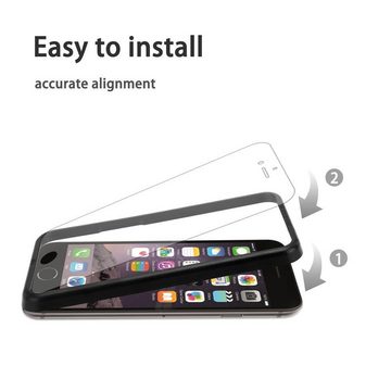 Cadorabo Schutzfolie Apple iPhone 7 PLUS / 7S PLUS / 8 PLUS, (Apple iPhone 7 PLUS / 7S PLUS / 8 PLUS, 3-St), 3x Schutzglas Panzer Folie (Tempered) Display-Schutzglas mit 3D Touch