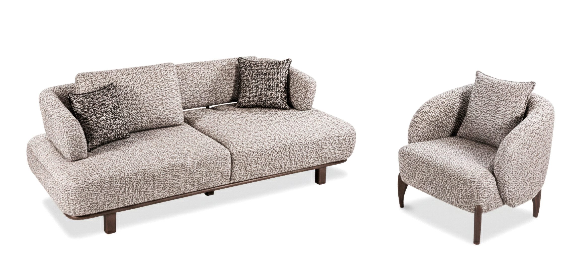 Nobelaa Sofa Sitzgruppe/Sofa Set - Wohnzimmergarnitur "Floravoria" 3+3+1