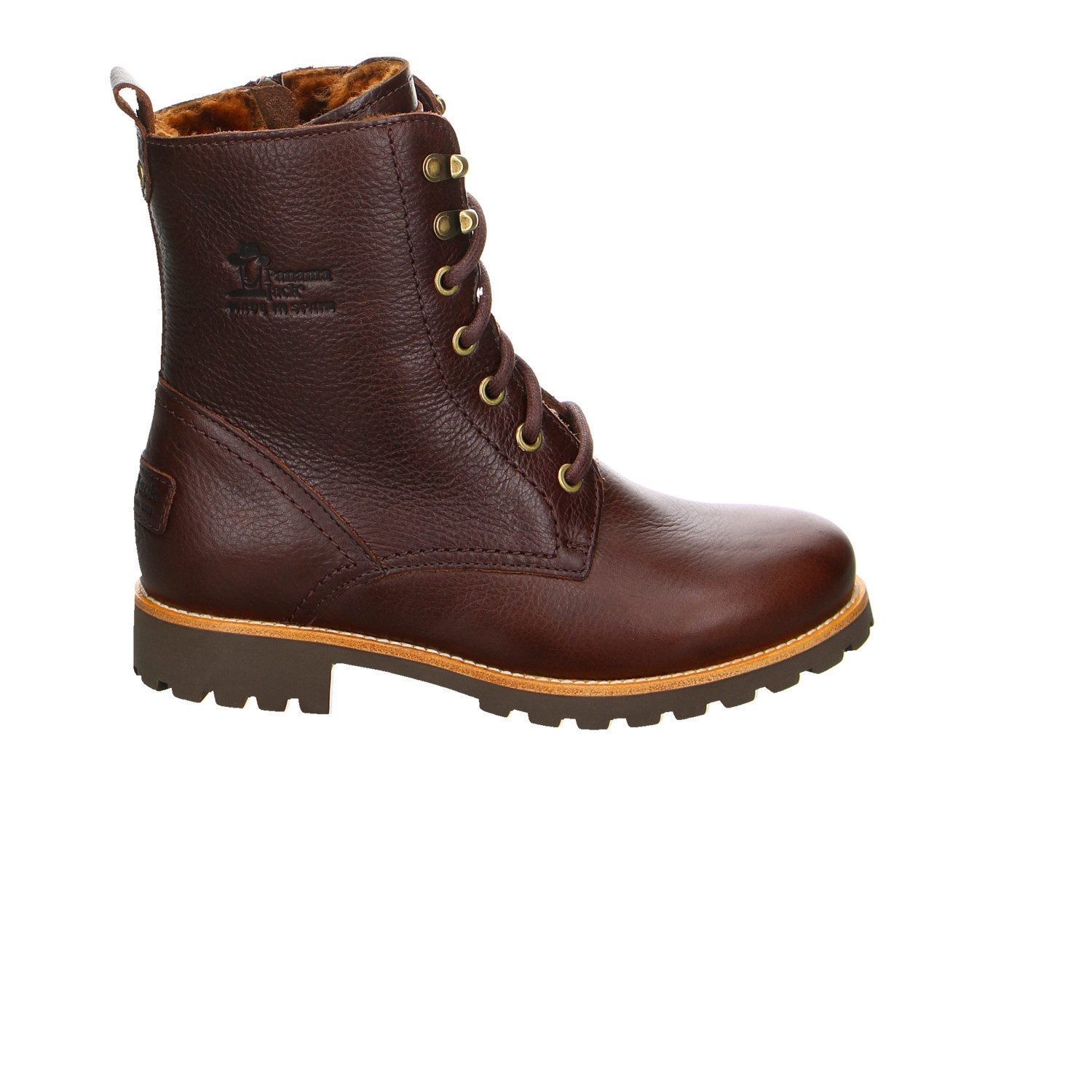 Panama Jack Panama Jack Fara Igloo Trav/060546 Leder Schnürstiefelette braun Stiefelette