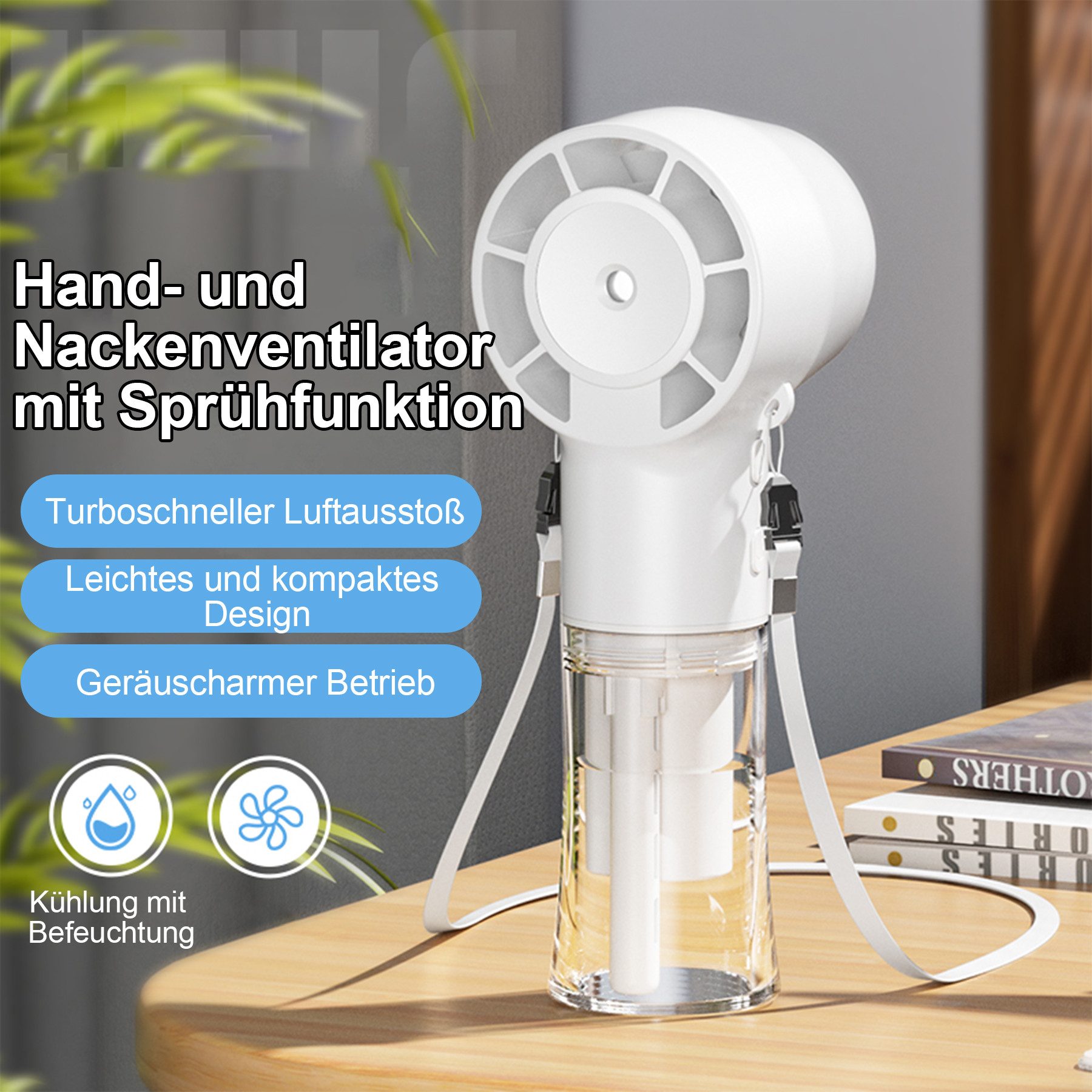 Senmudi Mini USB-Ventilator Tragbarer Ventilator,USB wiederaufladbar, günstig online kaufen