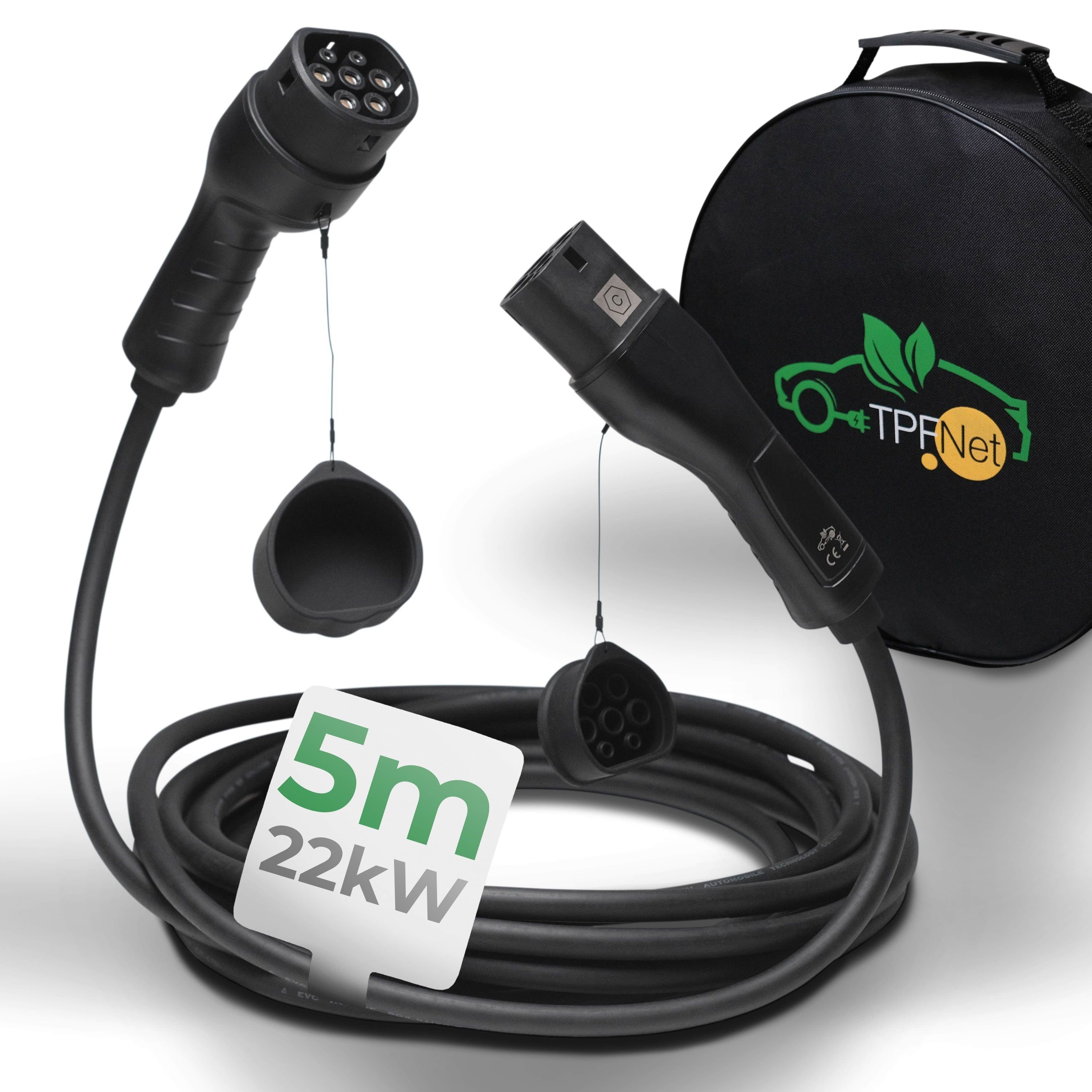 Typ 2 E-Auto 22kW Ladekabel 32A Autoladekabel