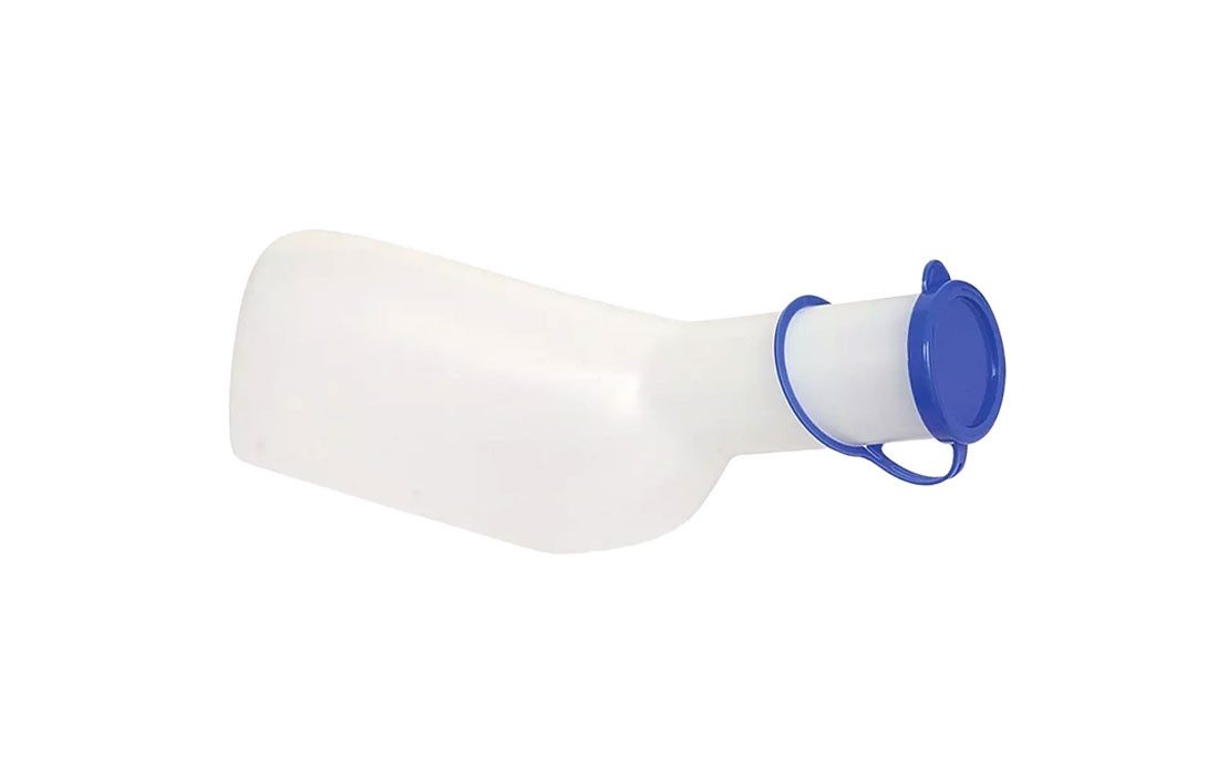 AMPri Urin-Flasche AMPri Urinflasche für Männer aus Polypropylen, eckig (1 St), Autoklavierbar bei: 130 °C