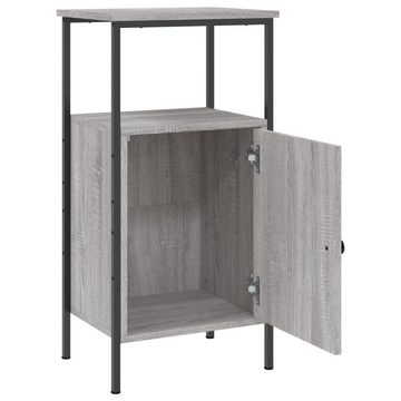 vidaXL Nachttisch Nachttische 2 Stk Grau Sonoma 41x31x80 cm Holz