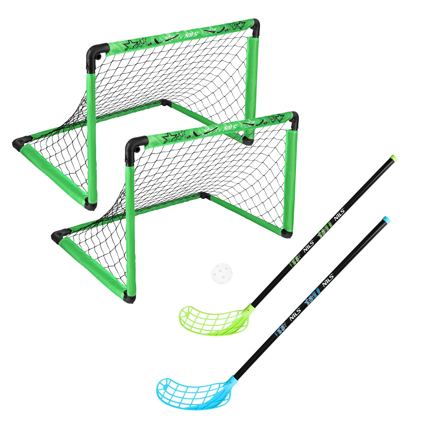 Hockeytor Hockeyset bestehend aus 2 Toren 2 Hockeyschlägern und Ball Feldhockey