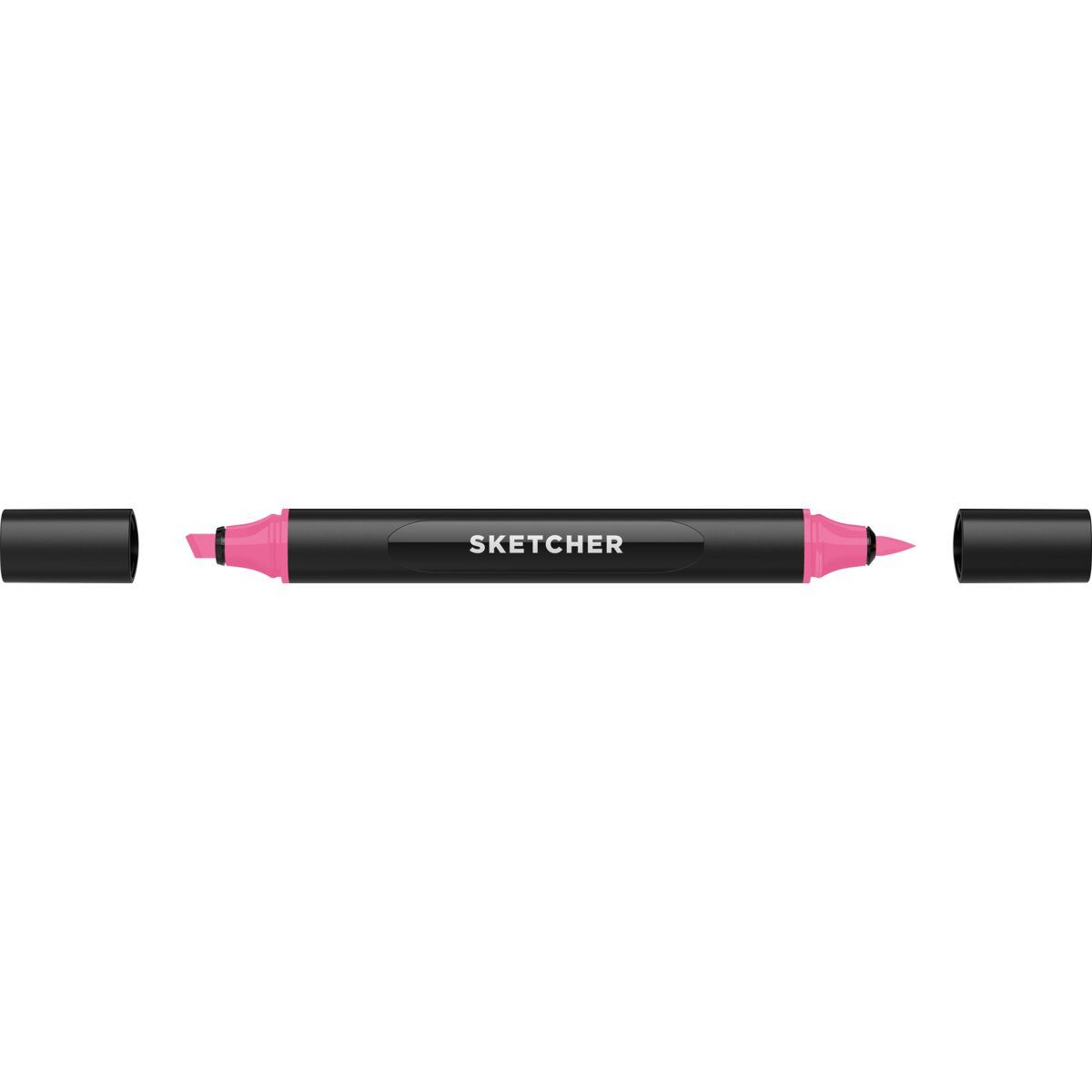 Filzstift Twinmarker Sketcher brush+chisel P 160 schockpink mittel