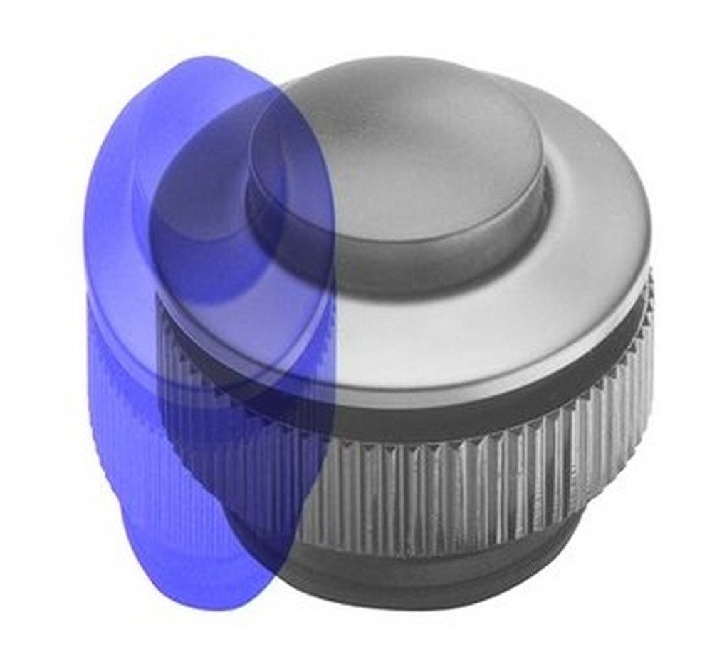 GROTHE Türklingelknopf, Klingeltaster Kunststoff schwarz Unterputz rund 13 mm