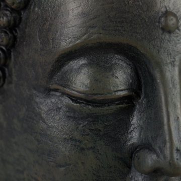 relaxdays Buddhafigur »Buddha Figur 50 cm«, Dunkelgrau