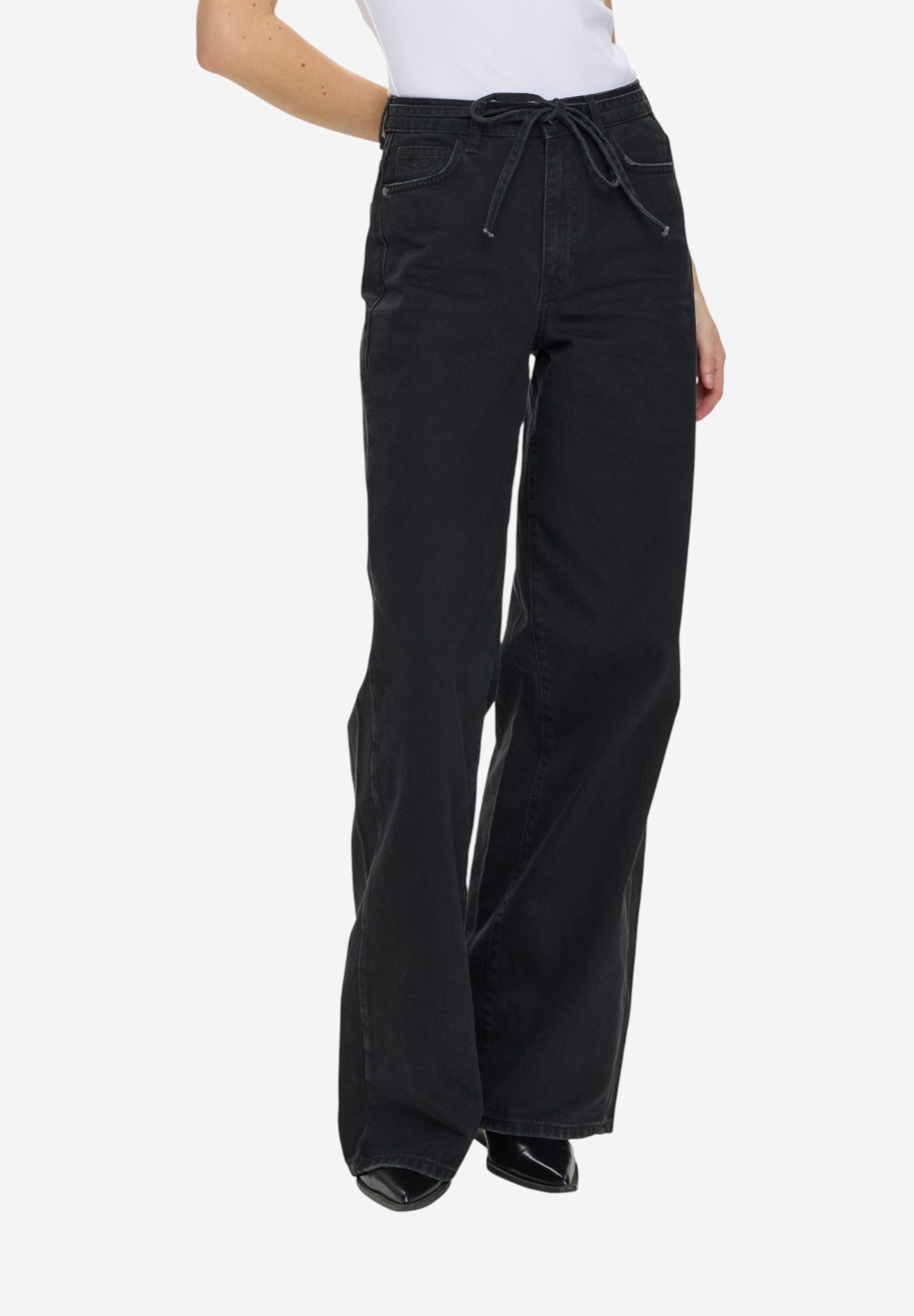 nümph Loose-fit-Jeans NUBROOKLYN HR WIDE JEANS