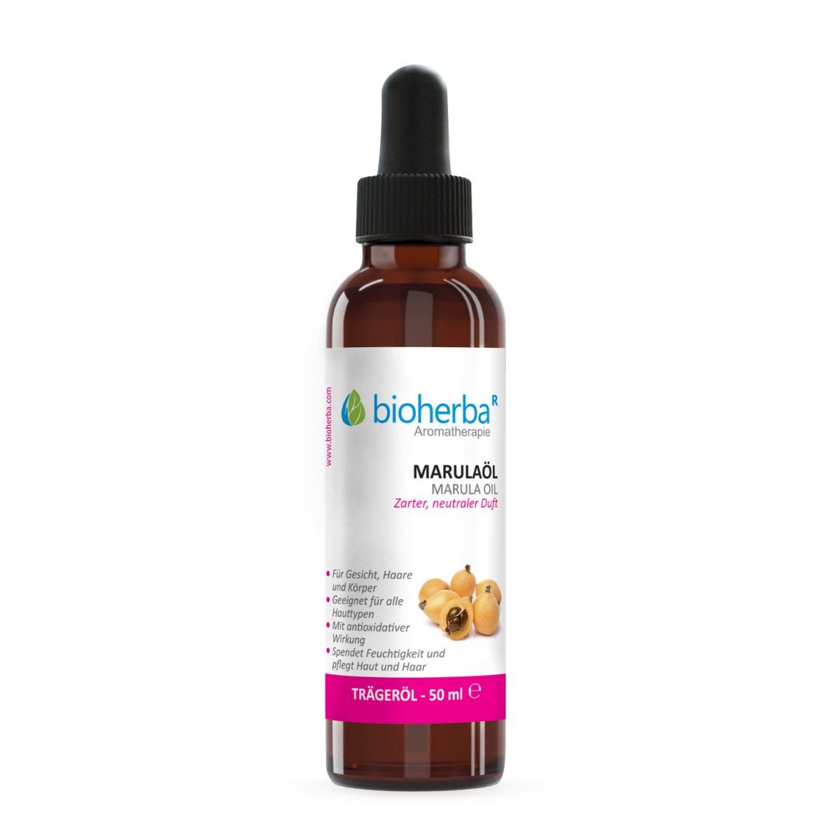 BIOHERBA R Pflege-Set Bioherba Marulaöl Reines Marula-Trägeröl 50 ml