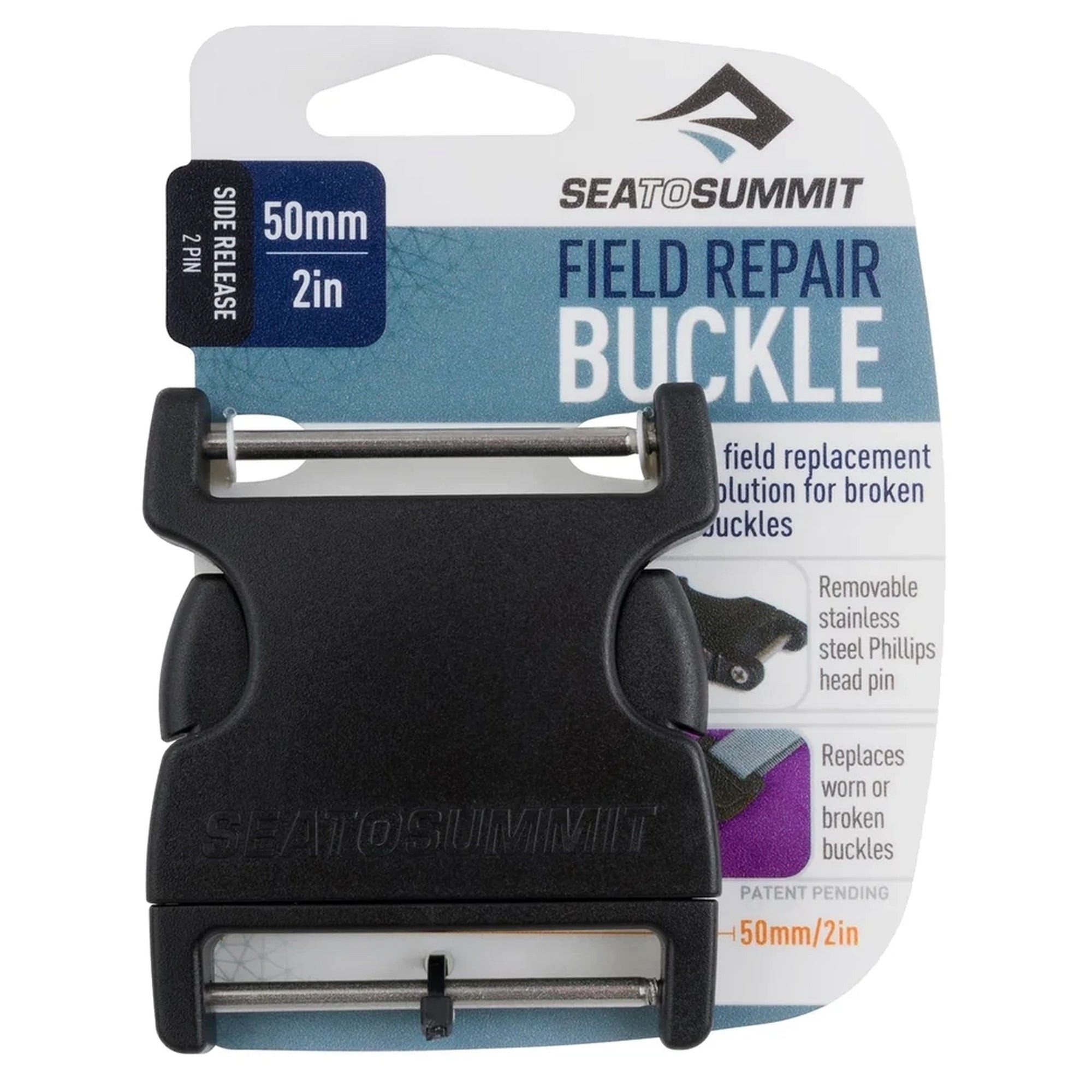 sea to summit Rucksack Field Repair Buckle - Gurtschnalle 2 Pin 50 mm (black)