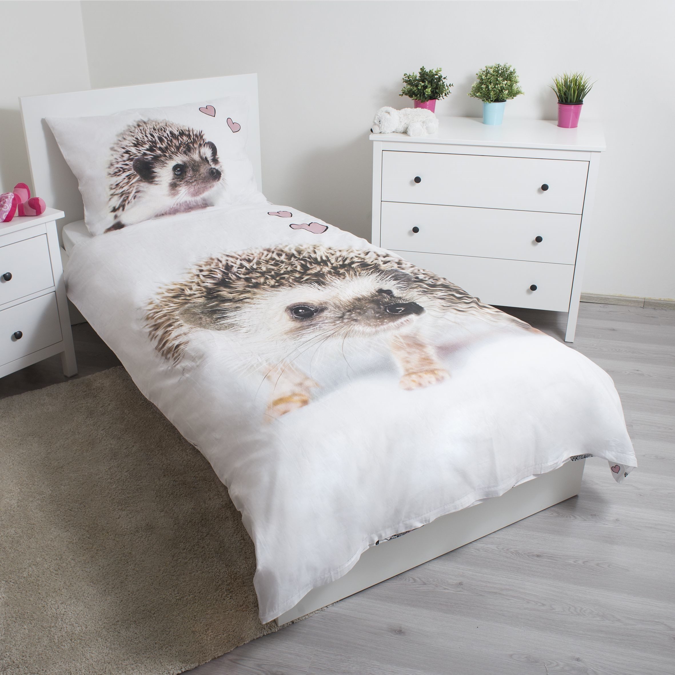 Jerry Fabrics Bettwäsche Hedgehog Kuschelige Igel günstig online kaufen